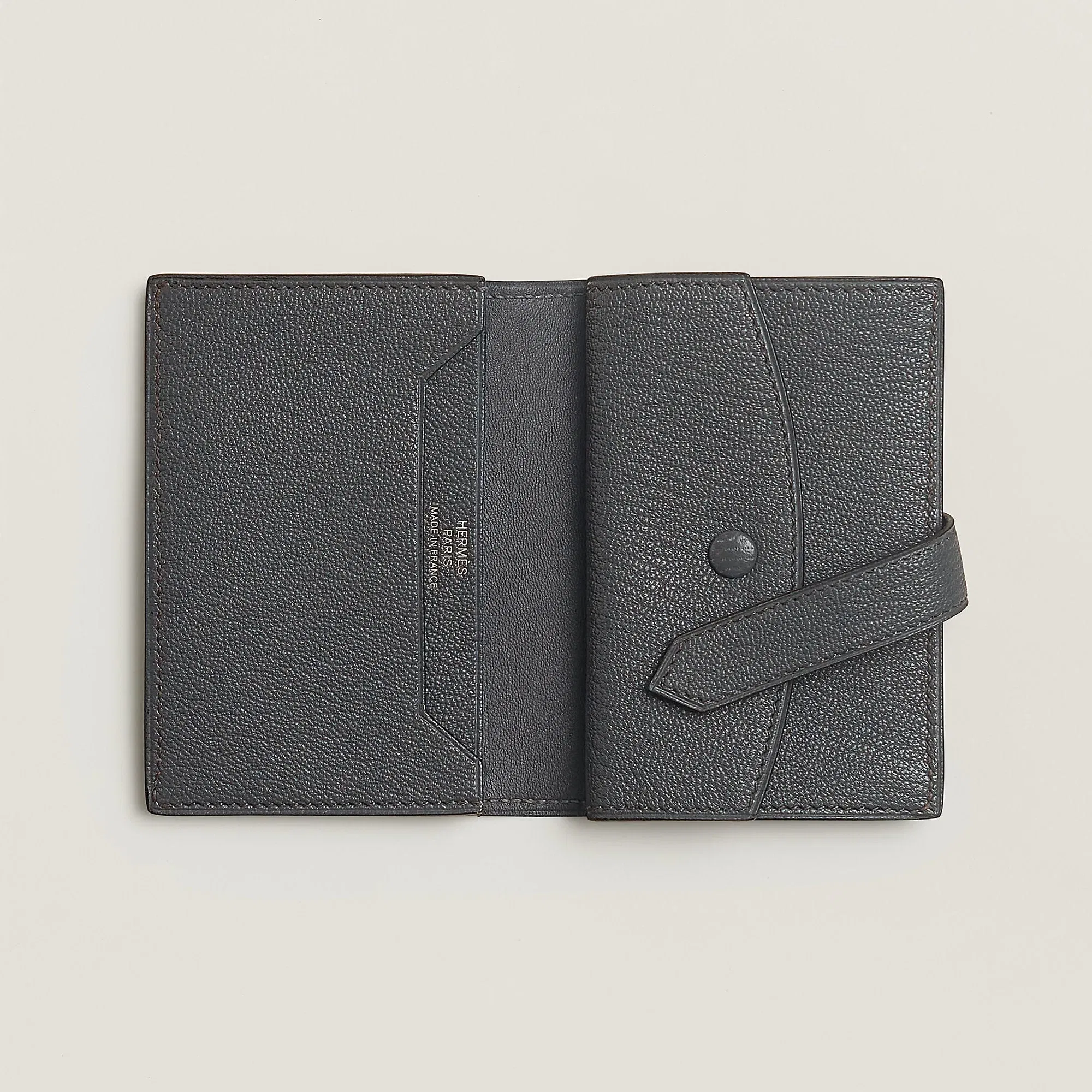 Hermes Bearn Mini Wallet Noir