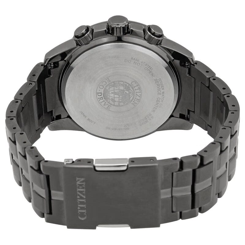 Citizen Pcat Radio Controlled Chronograph Black Dial Mens Watch