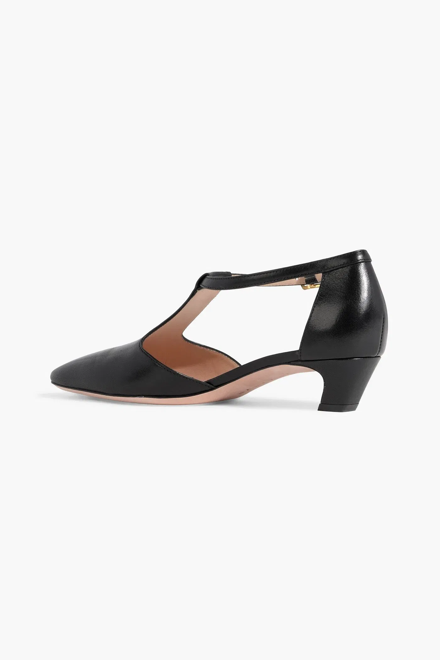 Bally Symira Leather Mary Jane Pumps Black Women's