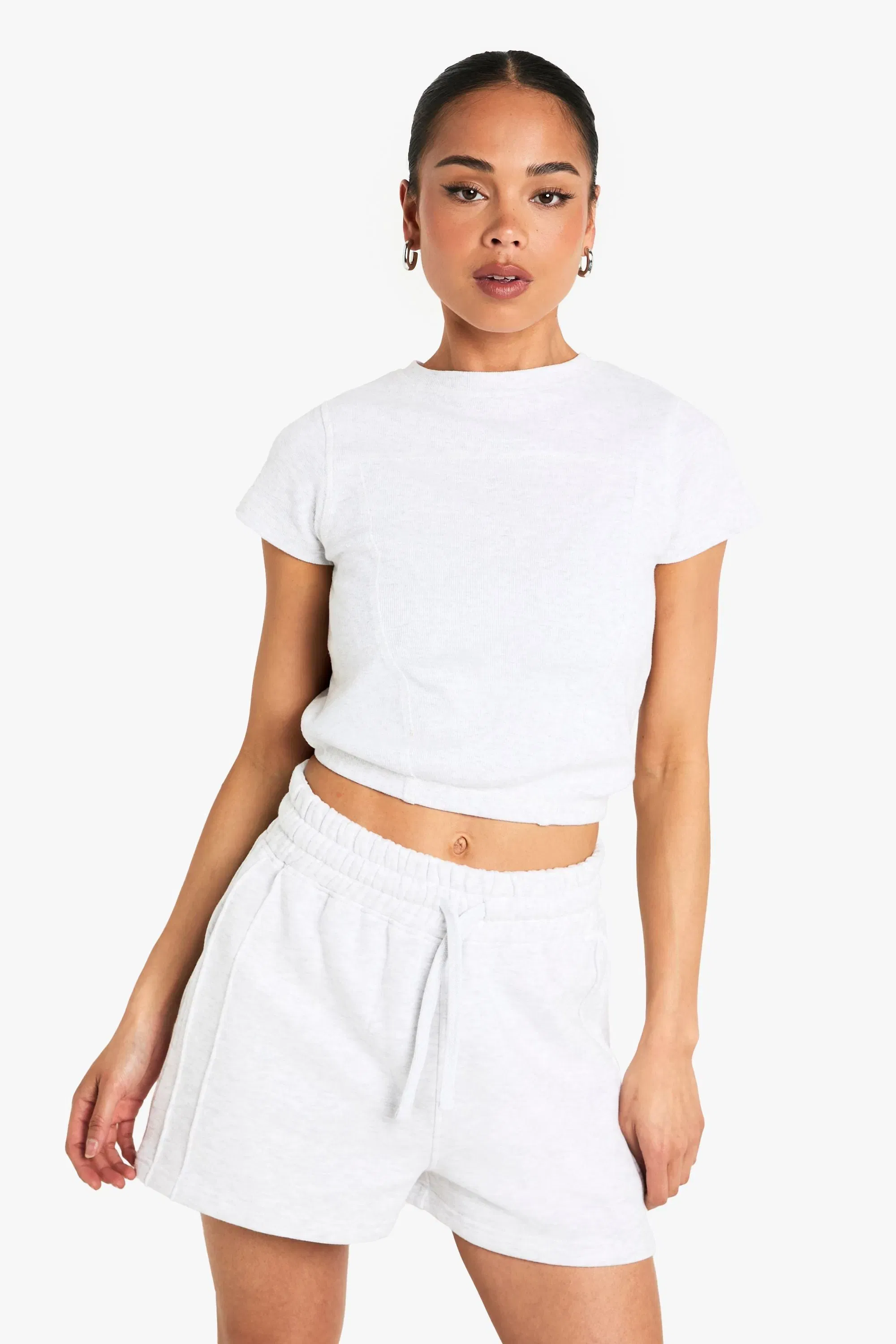 Seam Detail Cap Sleeve Top
