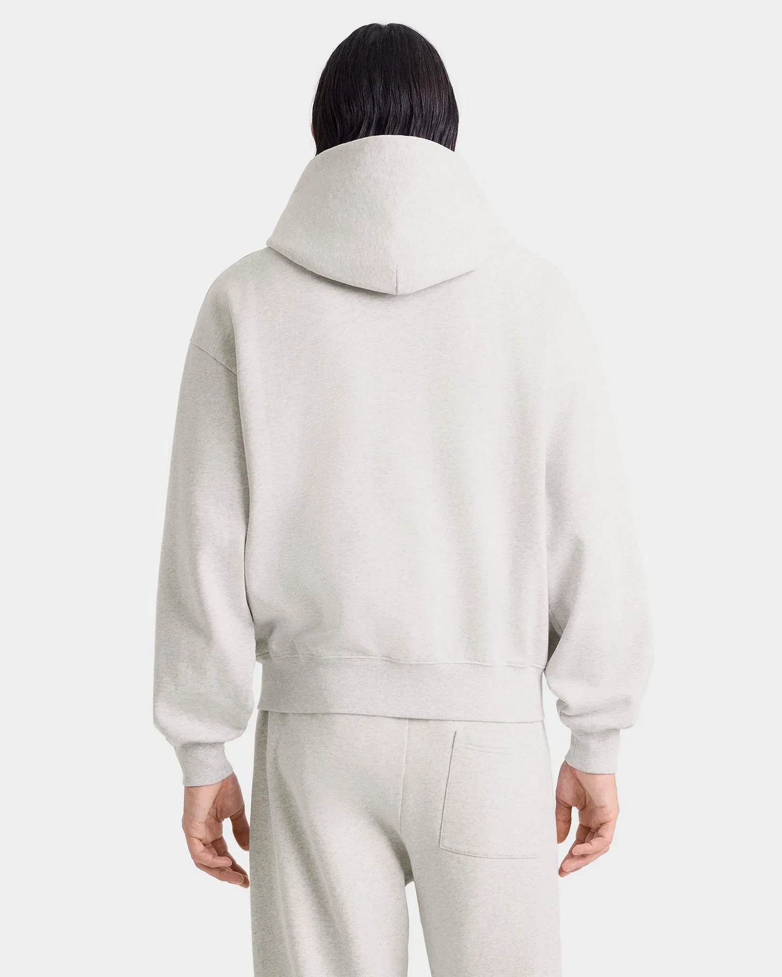 S&R Ivy Zip Hoodie - Heather Gray/Navy