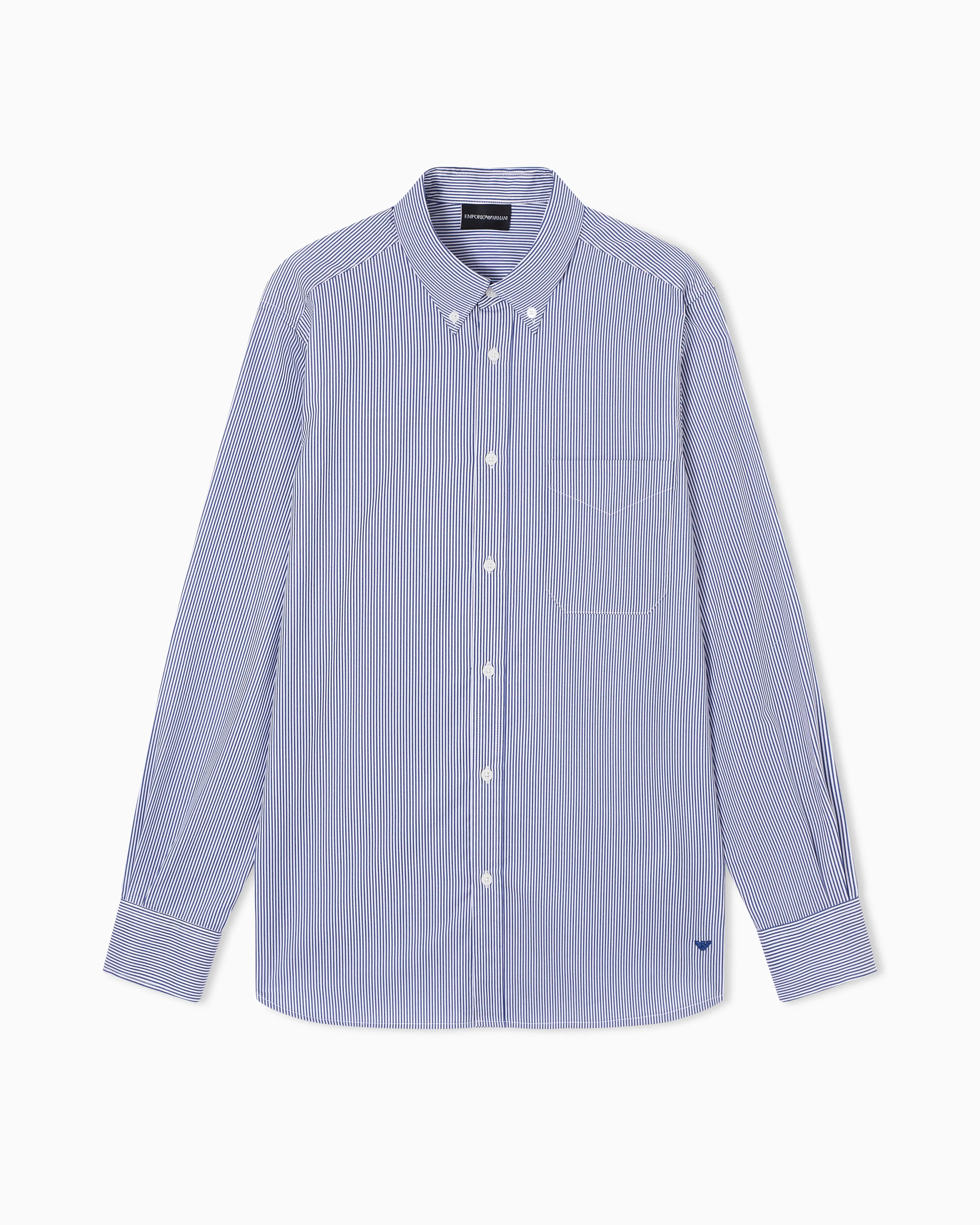 Emporio Armani Travel Essential striped button-down shirt