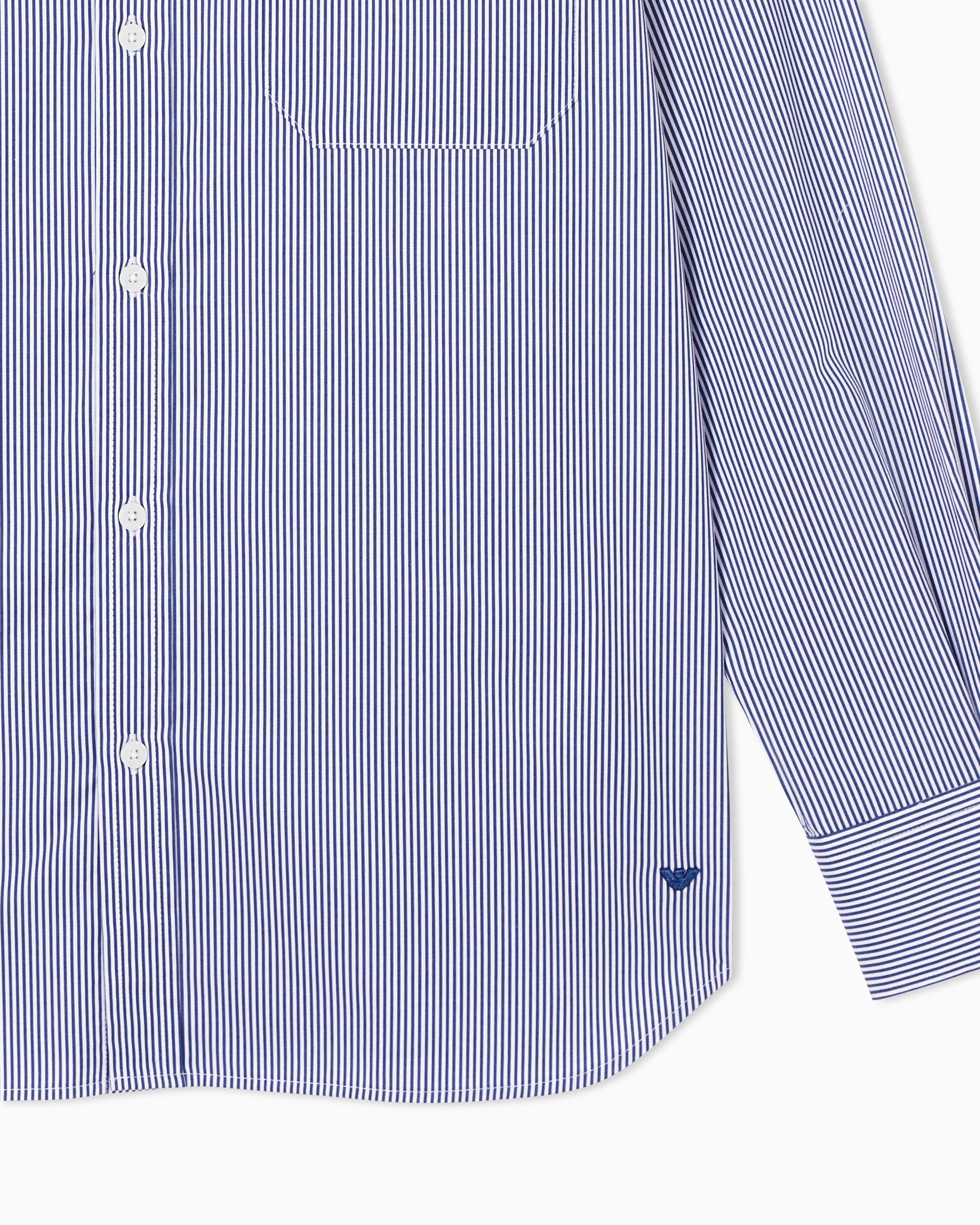 Emporio Armani Travel Essential striped button-down shirt