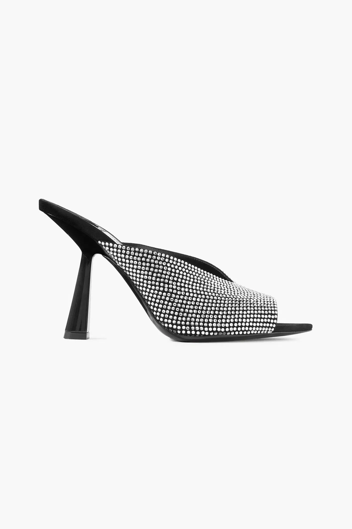 Jimmy Choo Maryanne Crystal-Embellished Suede Pumps Black Women's