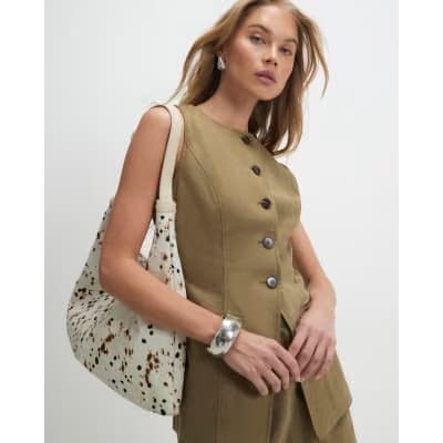 Green Faux Suede Shorts