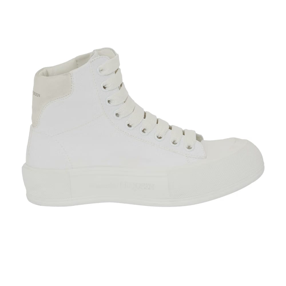 Alexander McQueen Wmns Deck Plimsoll High 'White'