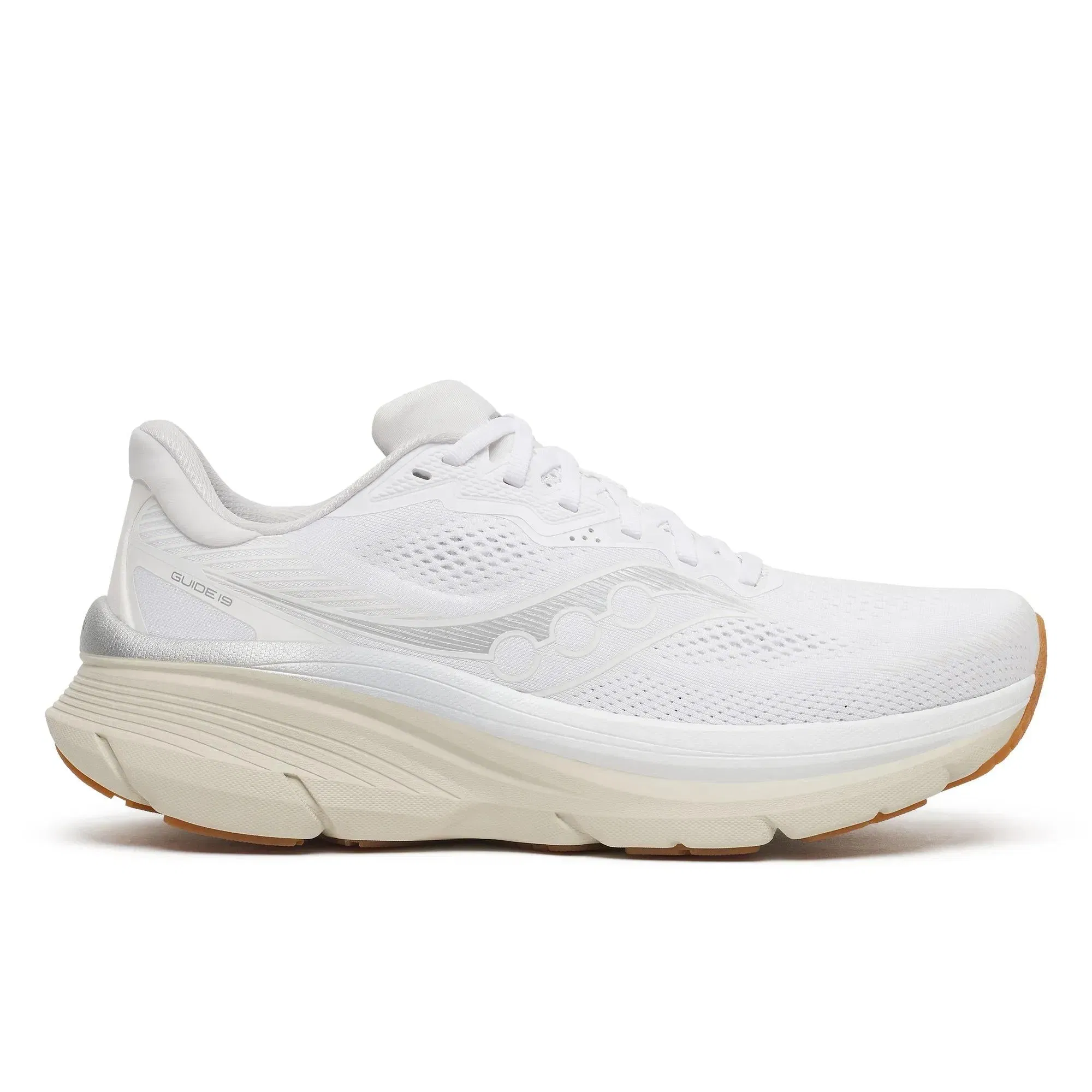Saucony Men's Guide 19 White | Eggshell