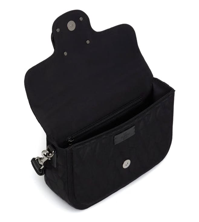 Black V Logo Toile Iconographe Cross Body Bag