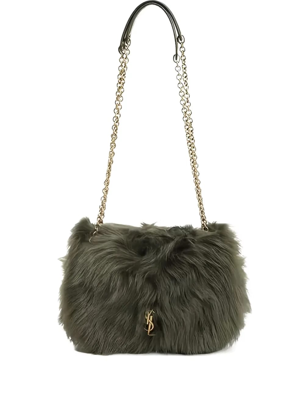 Jamie shearling shoulder bag