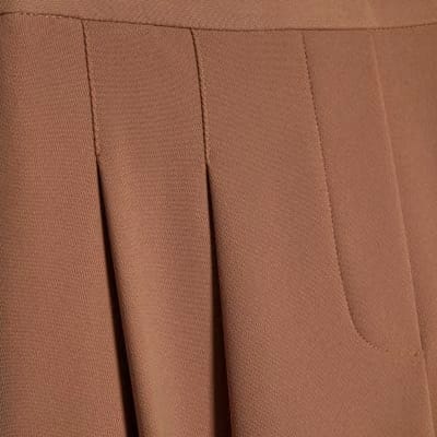 Brown Tapered Trousers