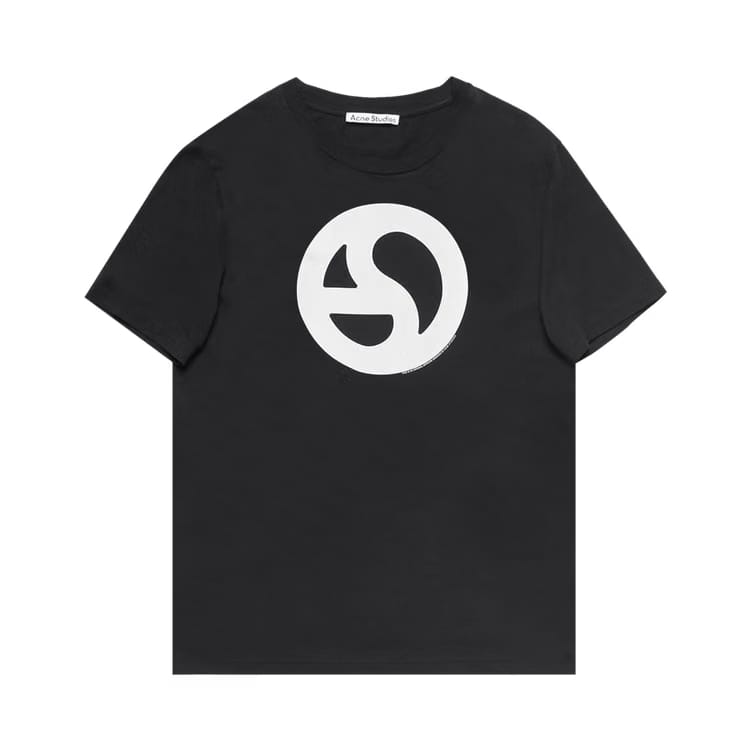 Acne Studios Printed T-Shirt Black/Ecru