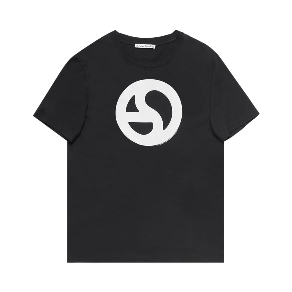 Acne Studios Printed T-Shirt Black/Ecru