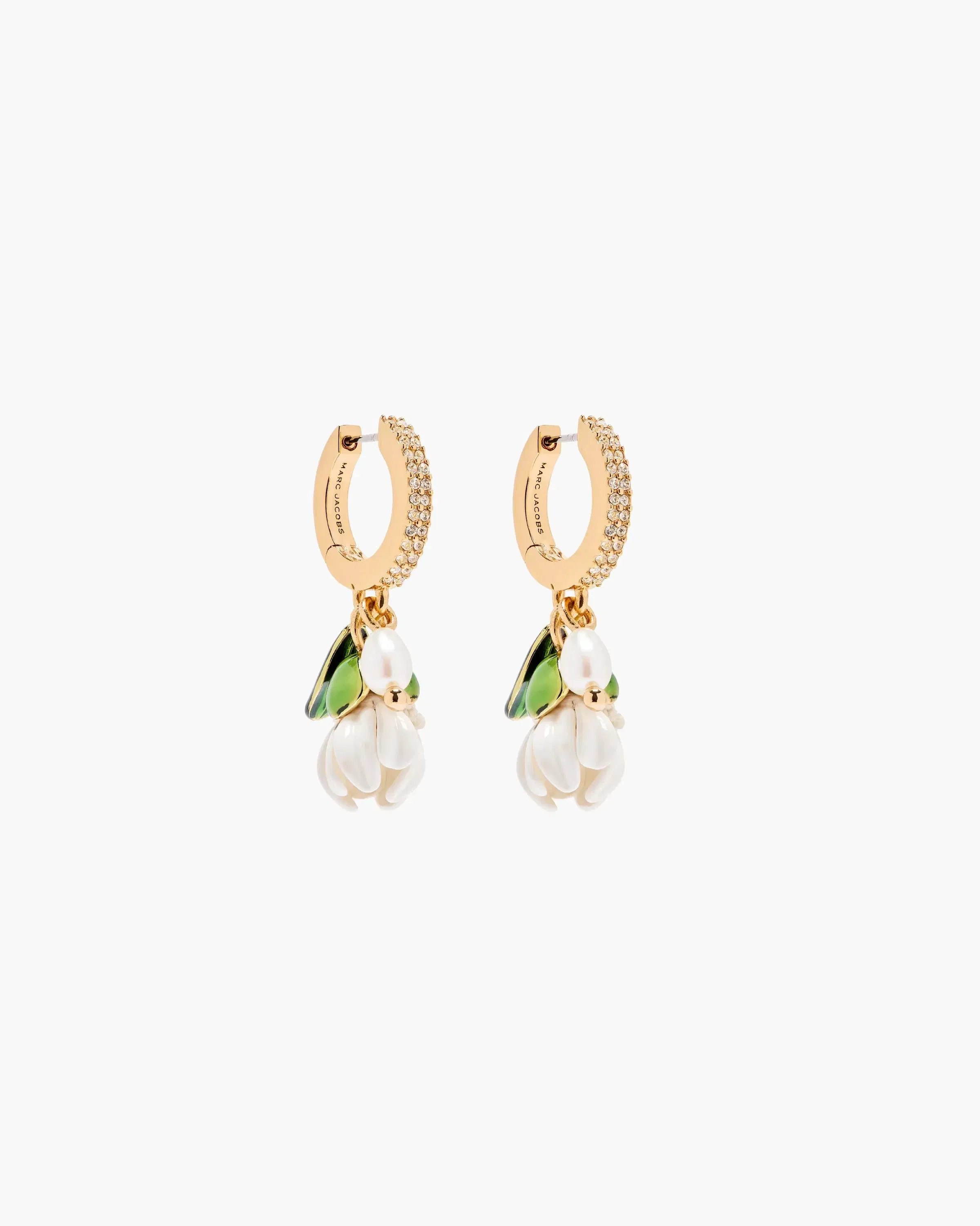 The Rooted Daisy Hoop Earrings