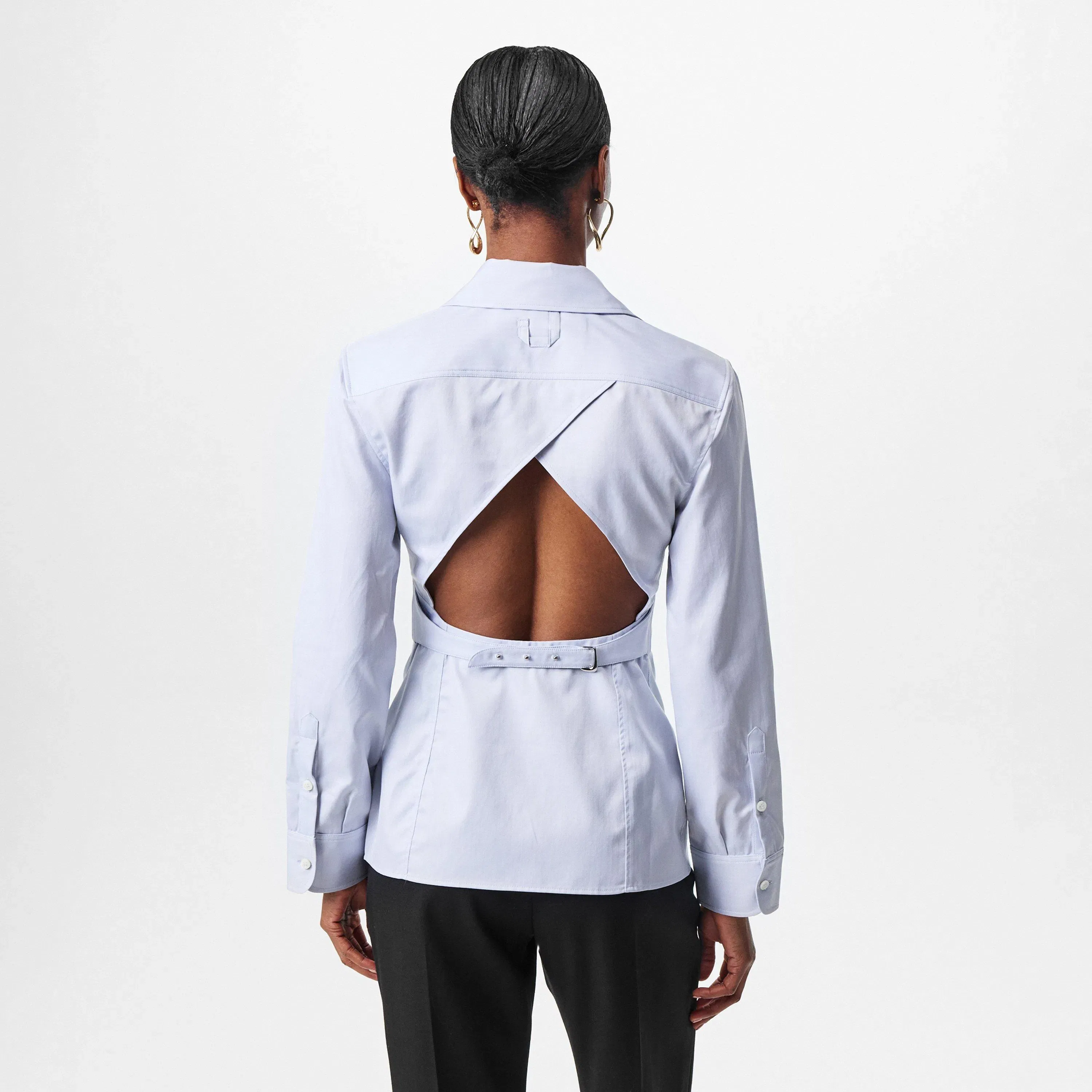 Long Sleeve Patterned Shirt