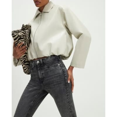 Black Mid Rise Sculpt Skinny Jeans