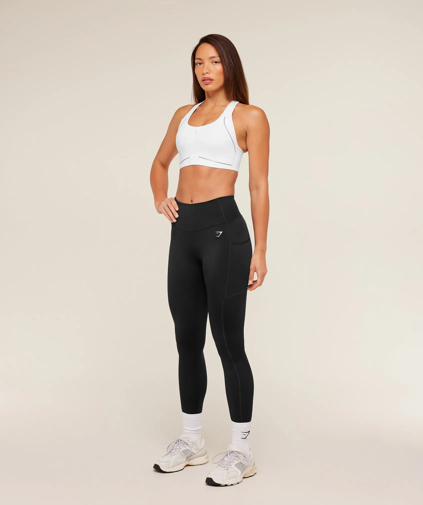Gymshark Running Sports Bra - White