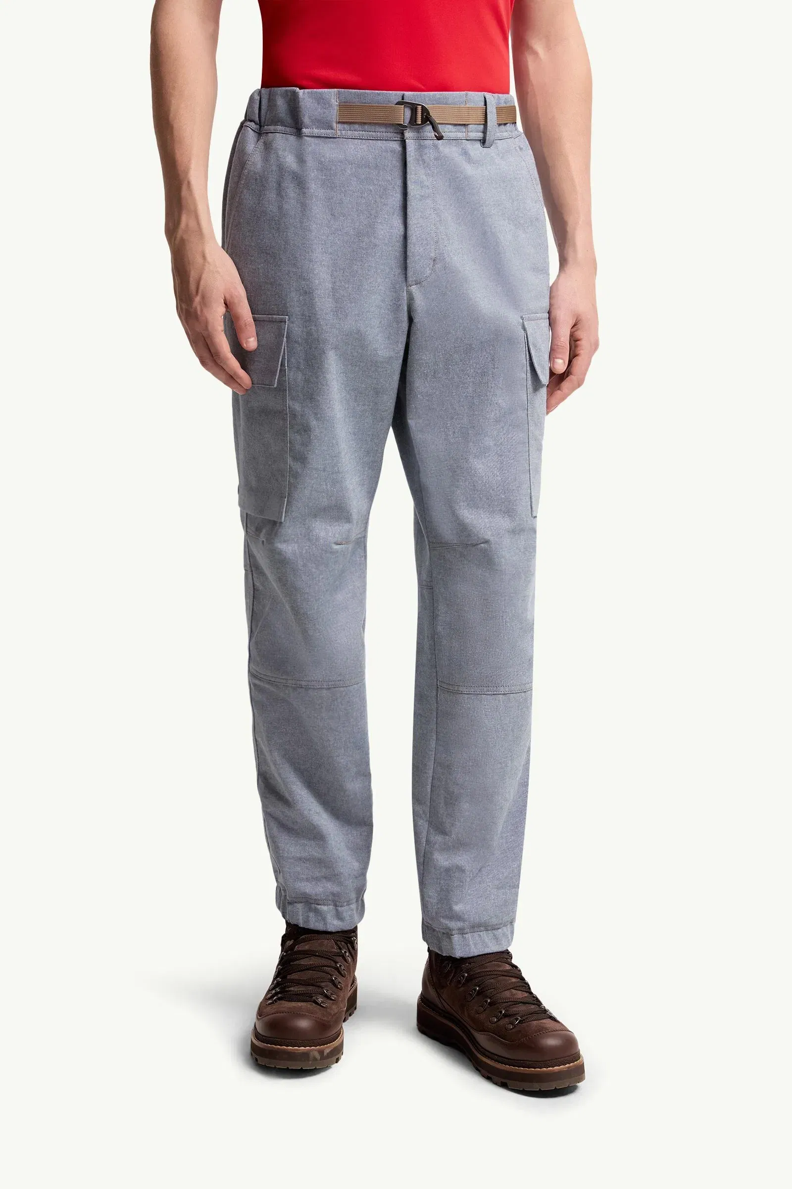 Moncler Chambray Jogging Pants Light Blue Light Blue