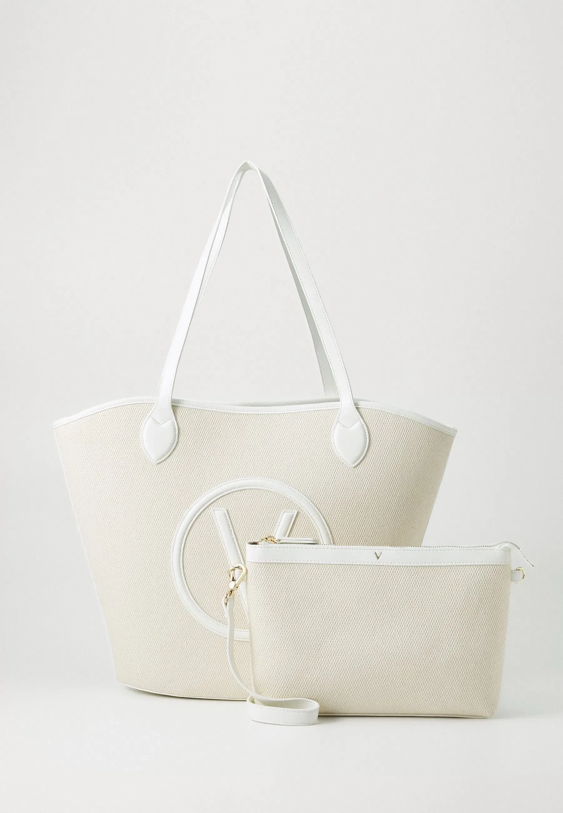 Valentino Bags Covent Set - Tote Bag - Natur/Bianco
