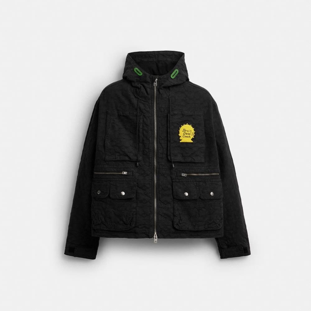 Coach Coach | Brain Dead Chore Jacket With Hood Black Signature