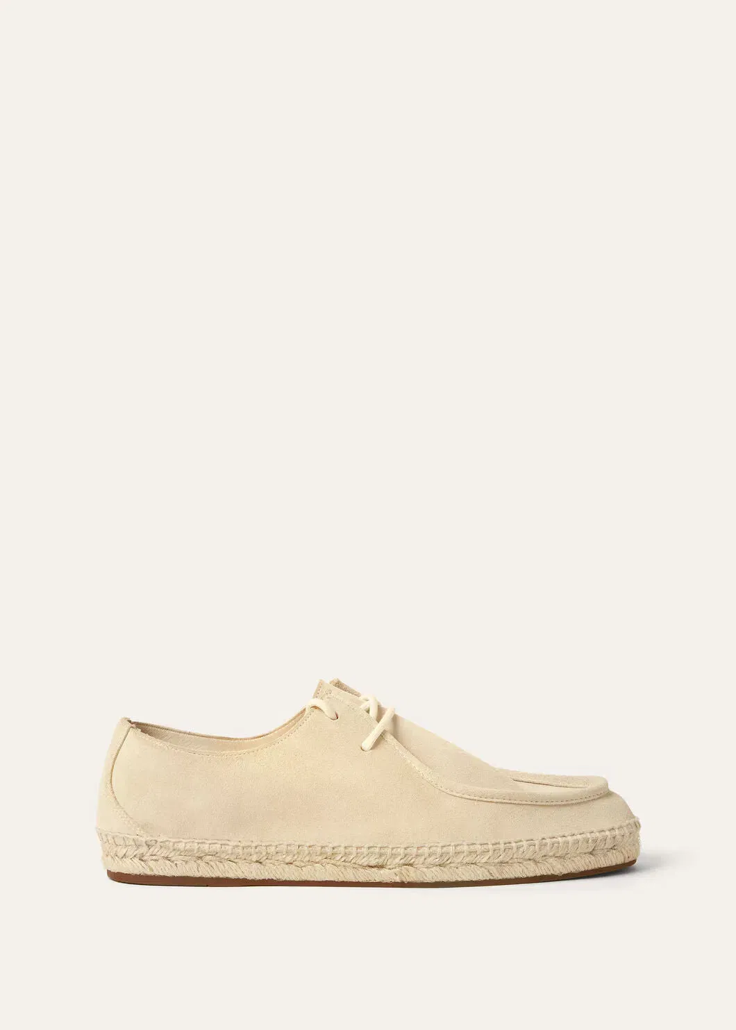 LoroPiana George Walk Espadrille Yogurt