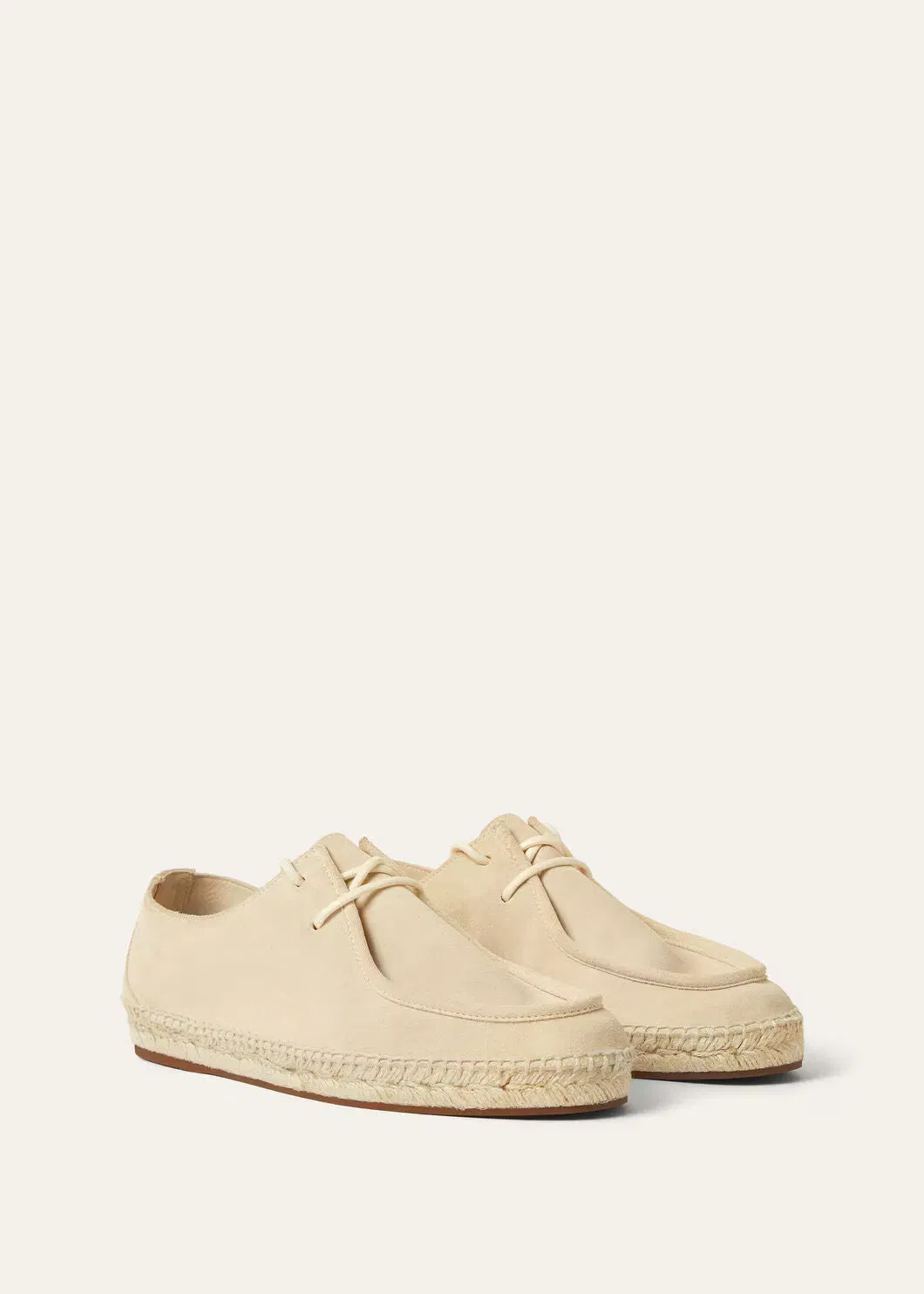 LoroPiana George Walk Espadrille Yogurt