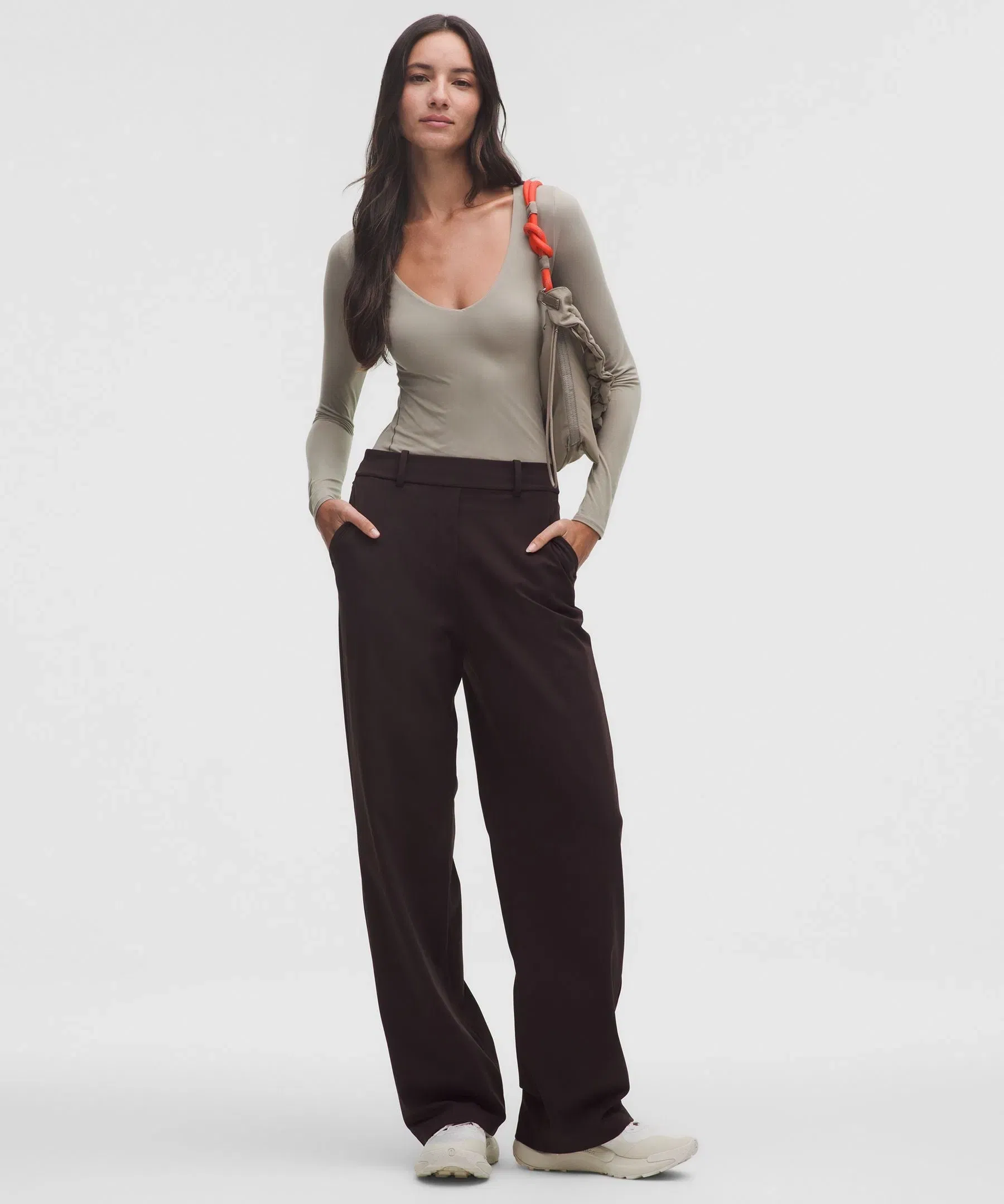 Lululemon Women's Wundermost Ultra-Soft Nulu V-Neck Long-Sleeve Shirt