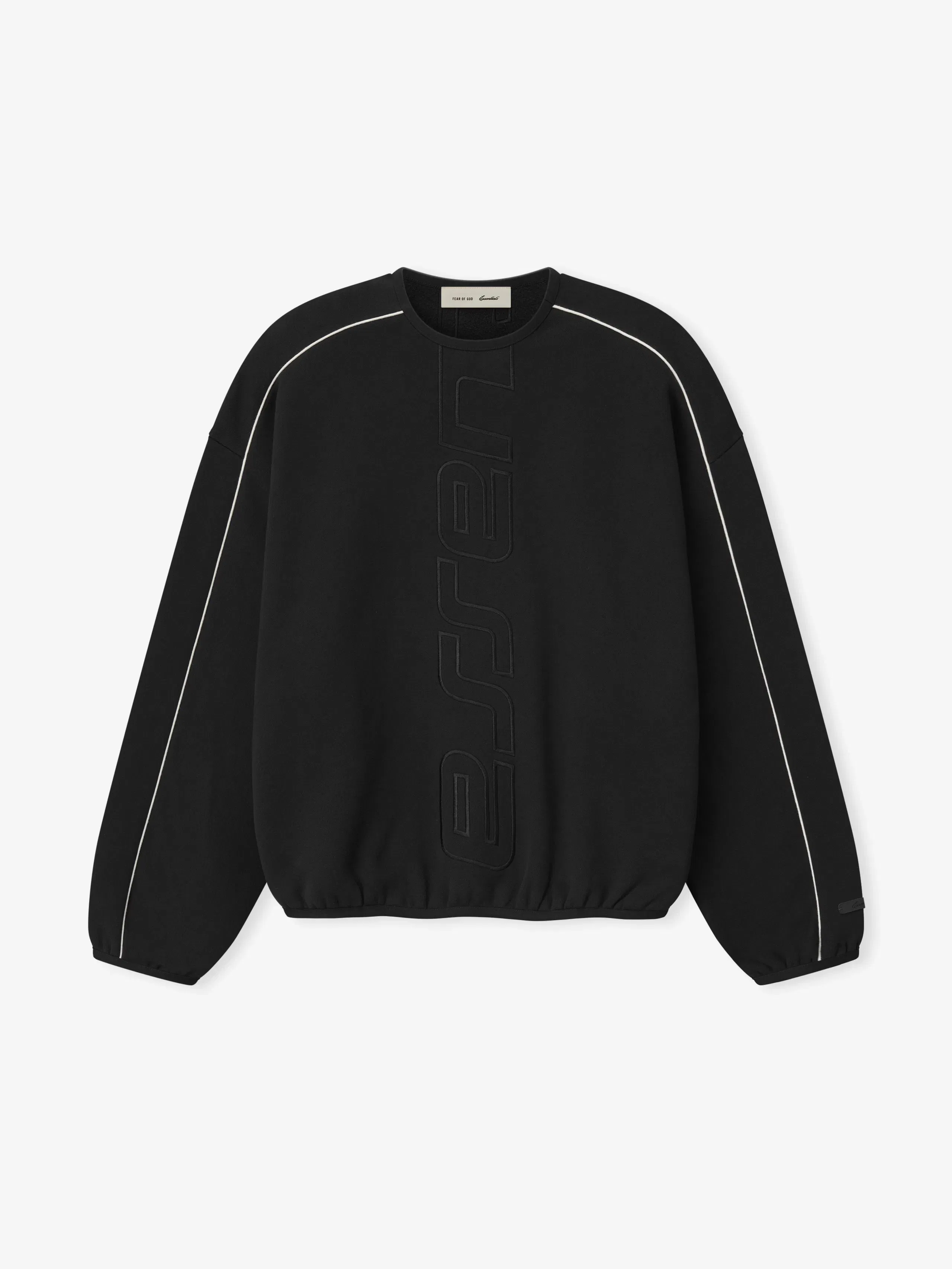 Essentials Active Trace Modern Crewneck Sweatshirt Vintage Black