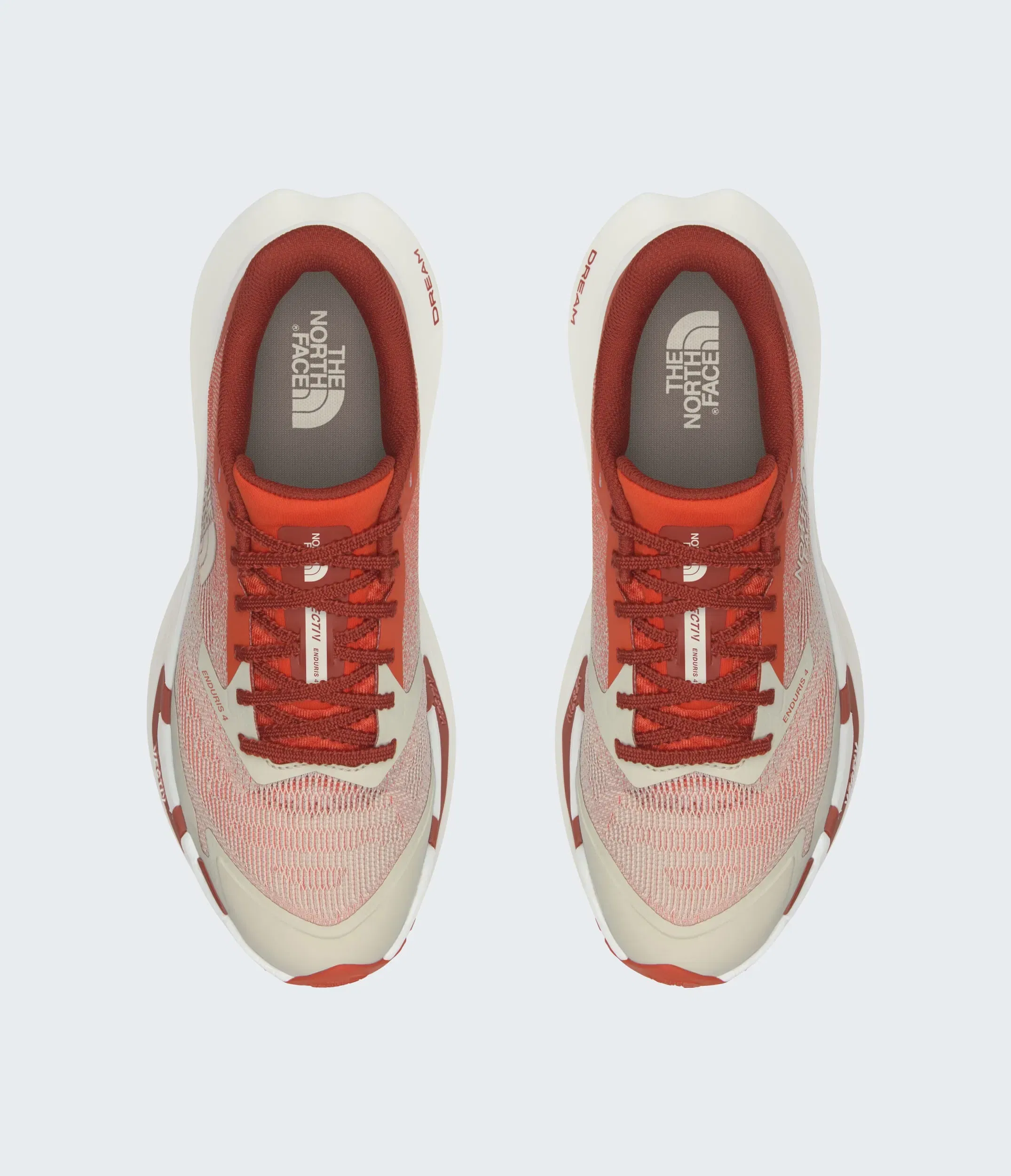 The North Face Mens Vectiv Enduris 4 Shoes Lava Red Lava Red