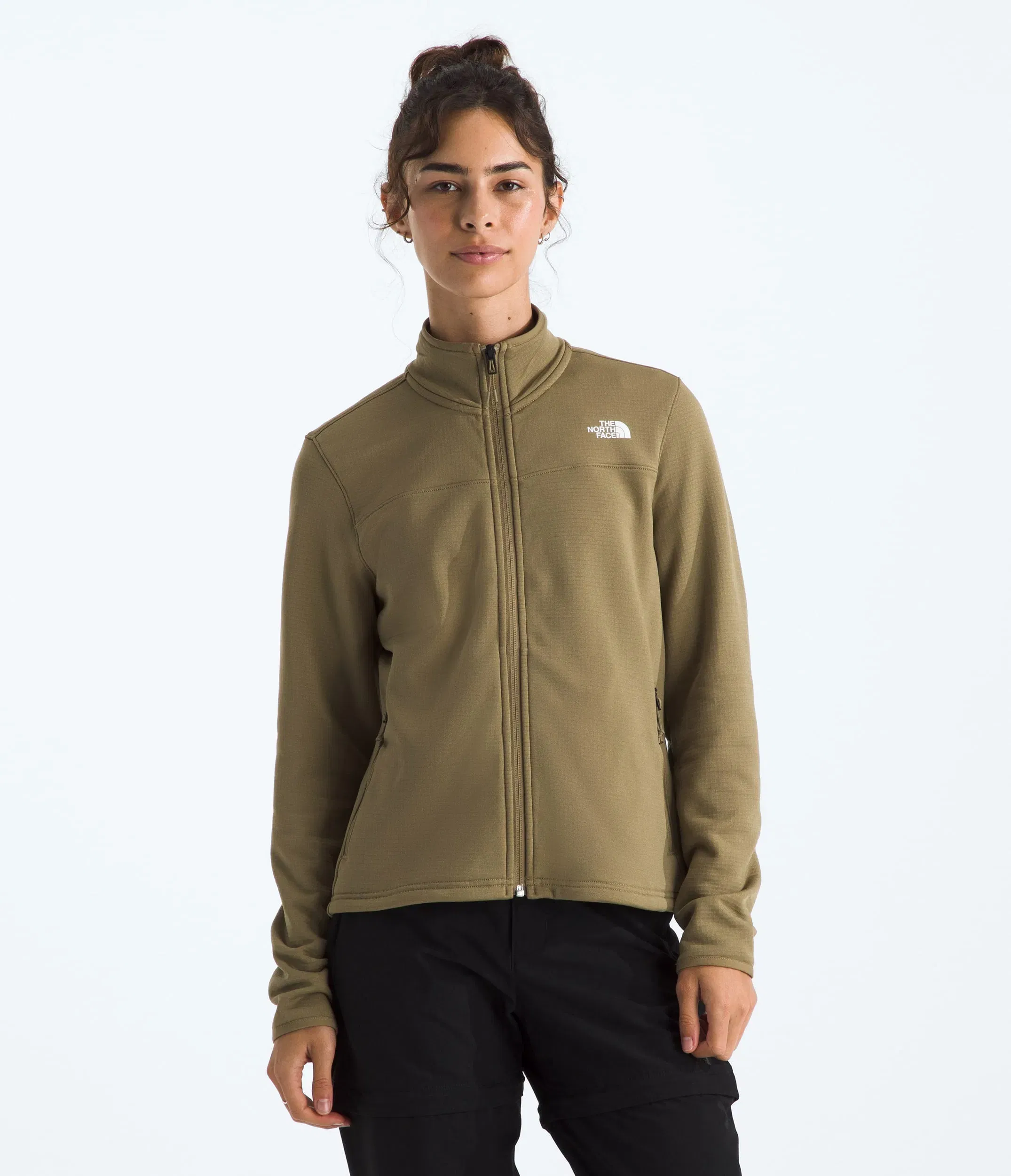The North Face Women’s Cedar Trail Grid Fleece Jacket Cedar