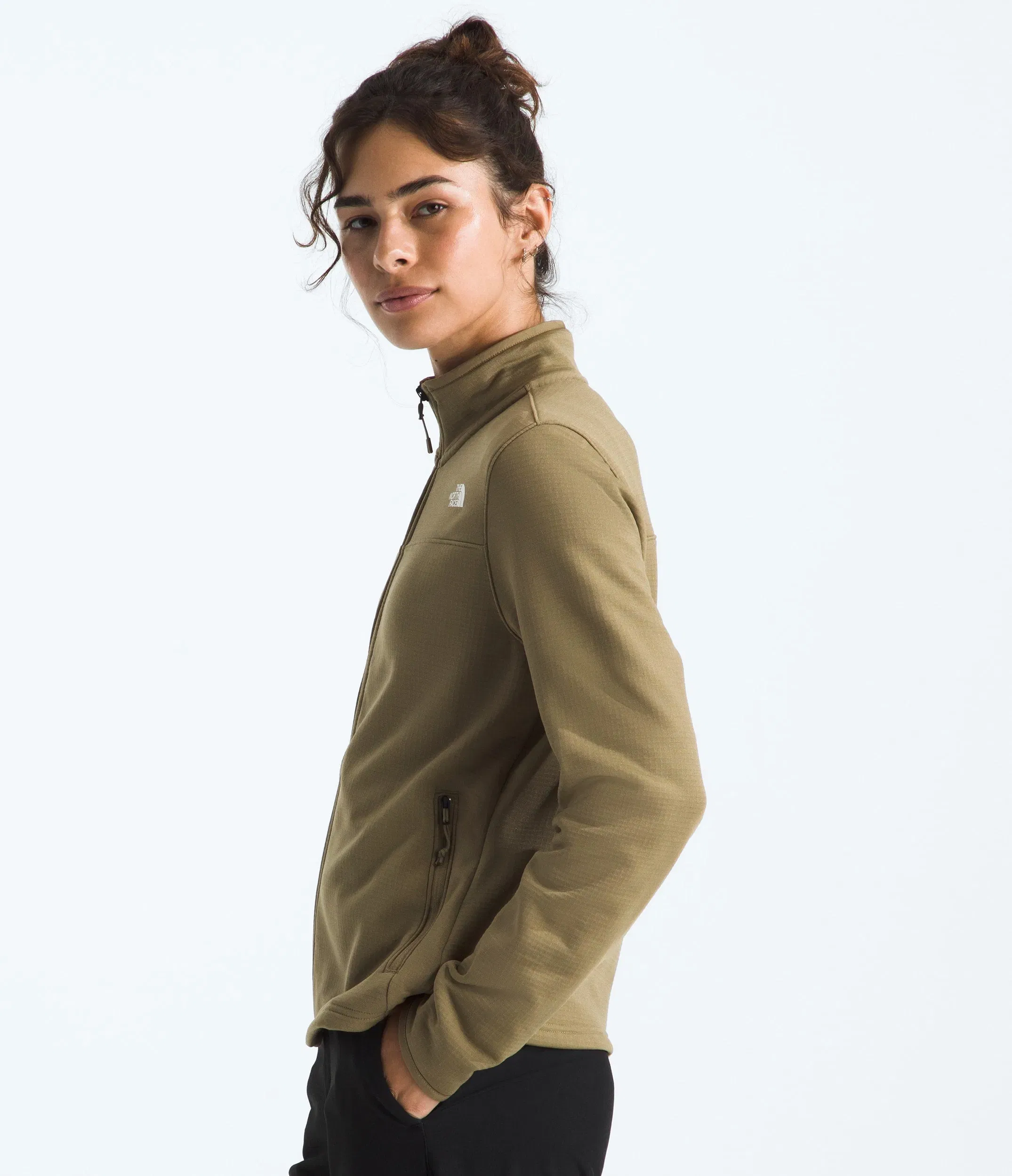 The North Face Women’s Cedar Trail Grid Fleece Jacket Cedar