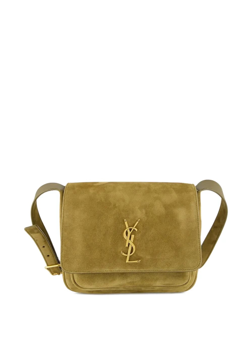 small Niki suede satchel bag
