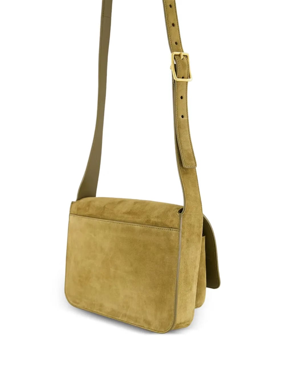 small Niki suede satchel bag