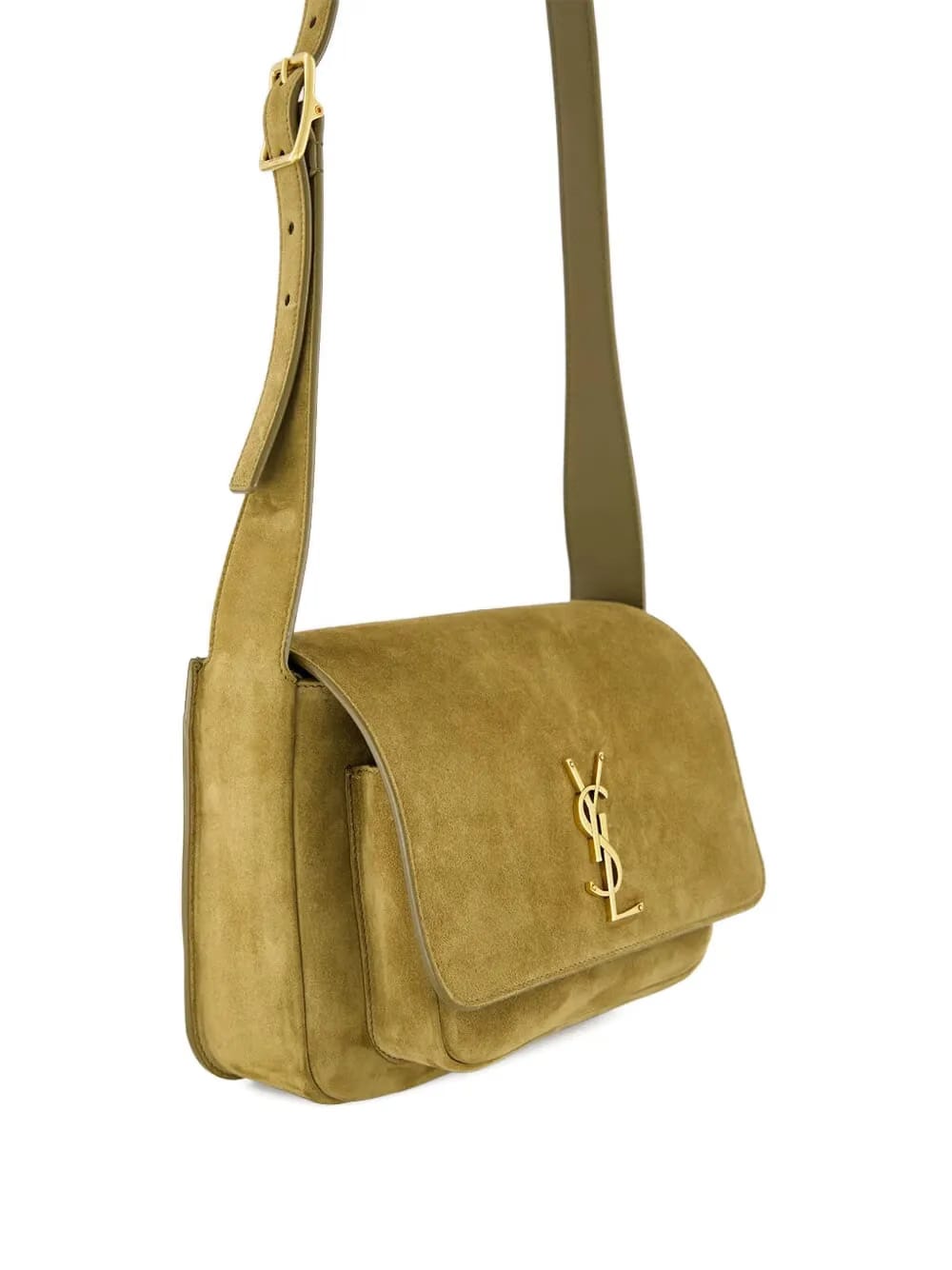 small Niki suede satchel bag
