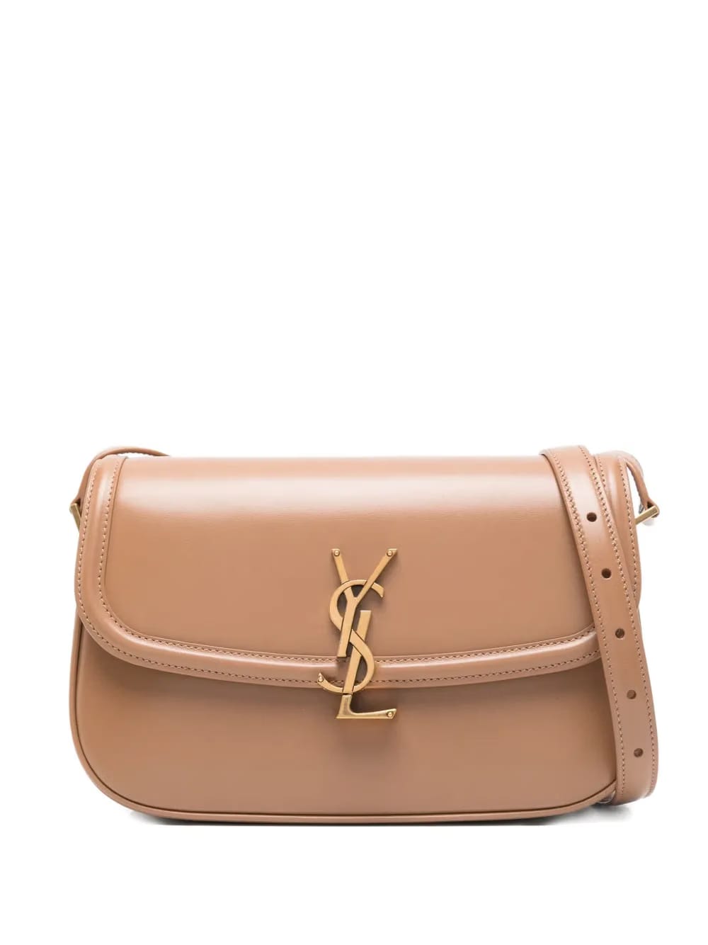 medium Solferino logo-plaque foldover shoulder bag