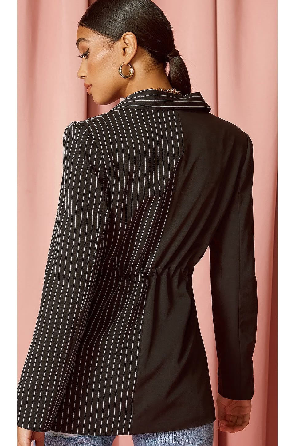 superdown Gemini Blazer in Black