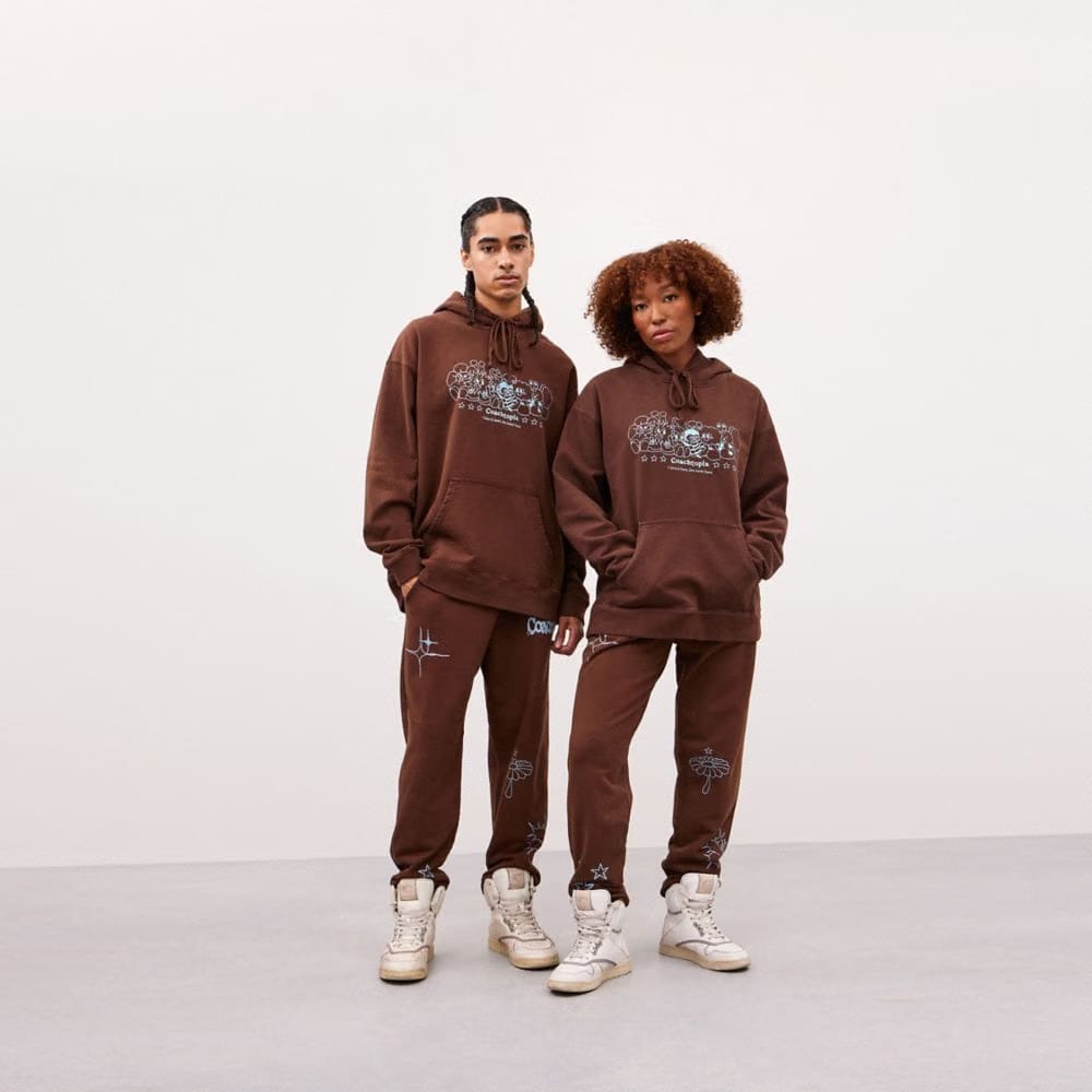 Hoodie With Coachtopia Creatures Print