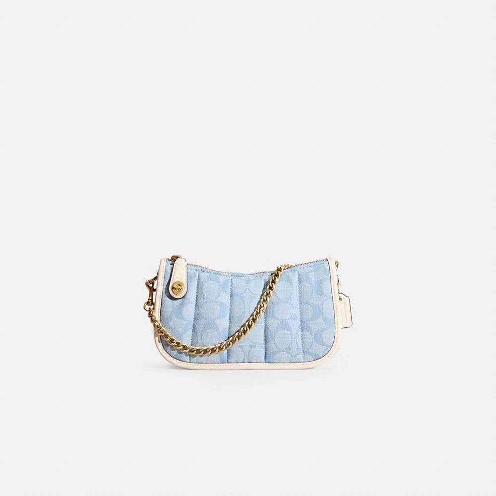 Restored Swinger 20 In Signature Chambray With Quilting