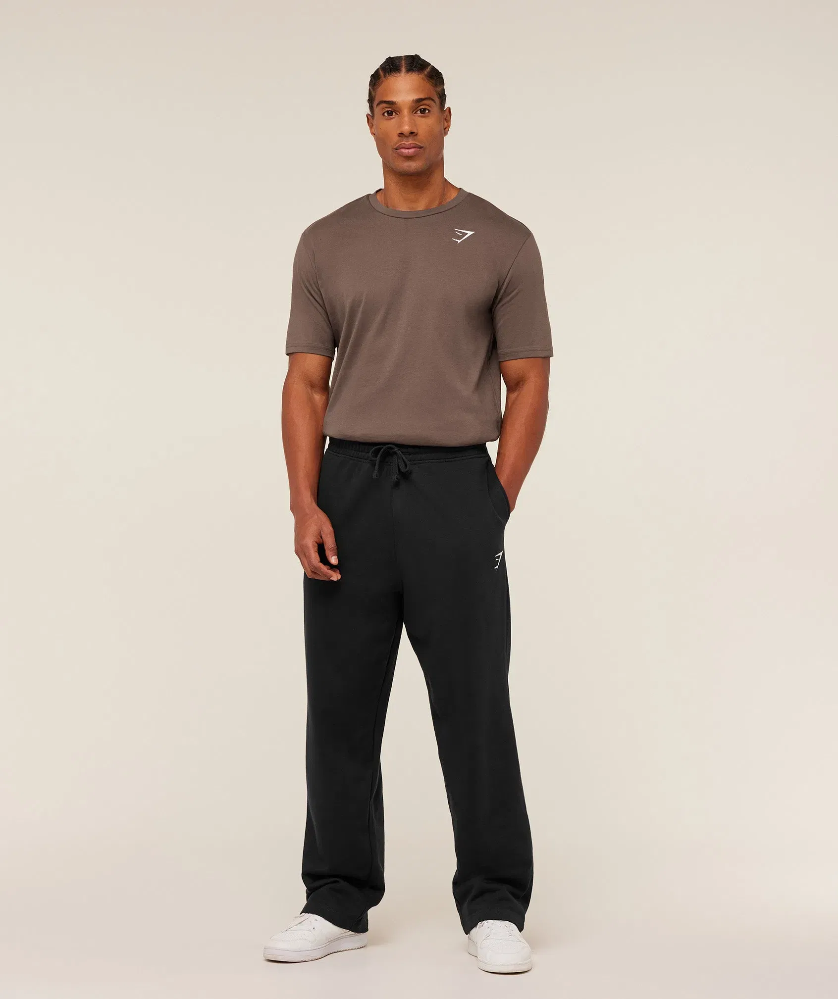 Gymshark Crest T-Shirt - Soft Brown