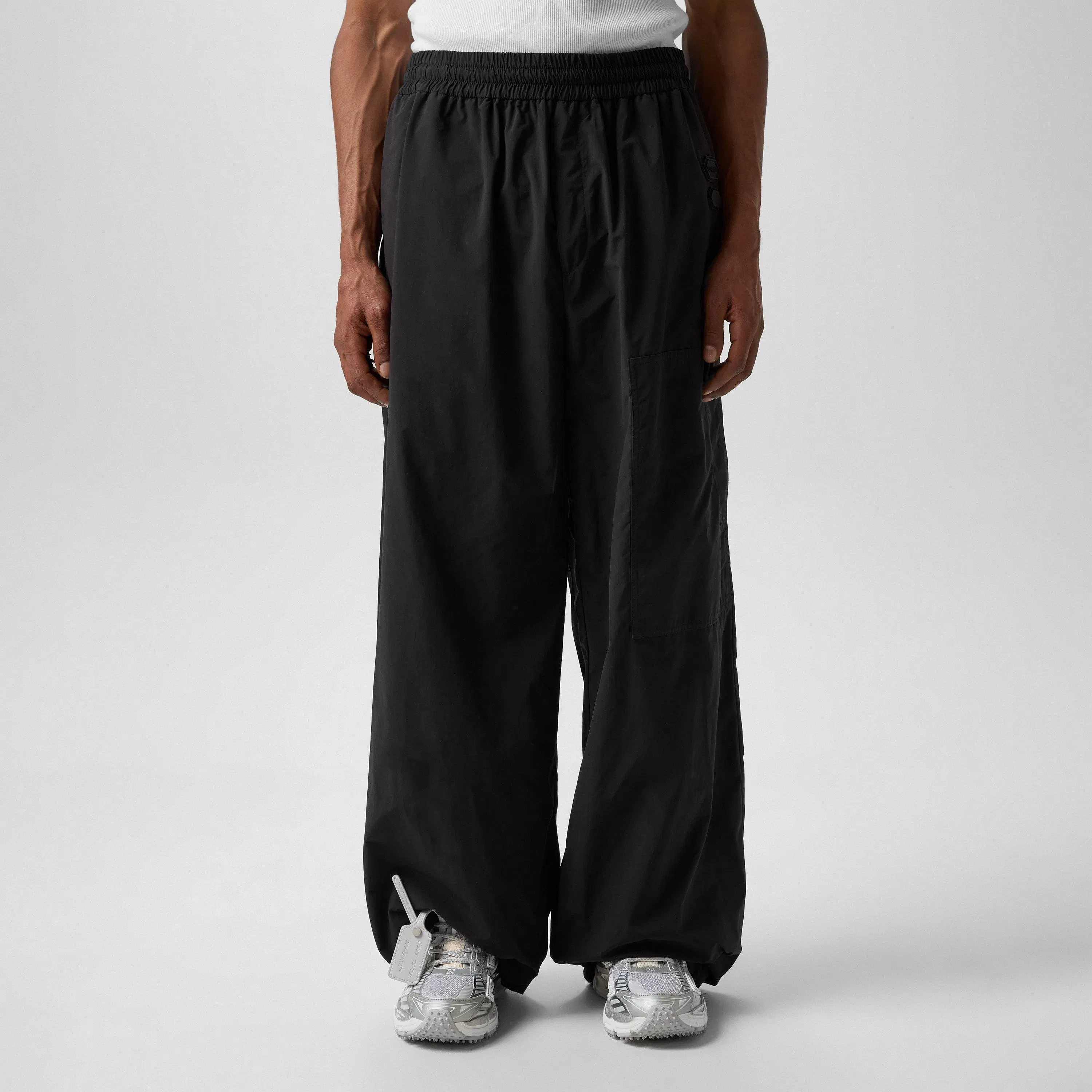 Relaxed Fit Wide Leg Trousers