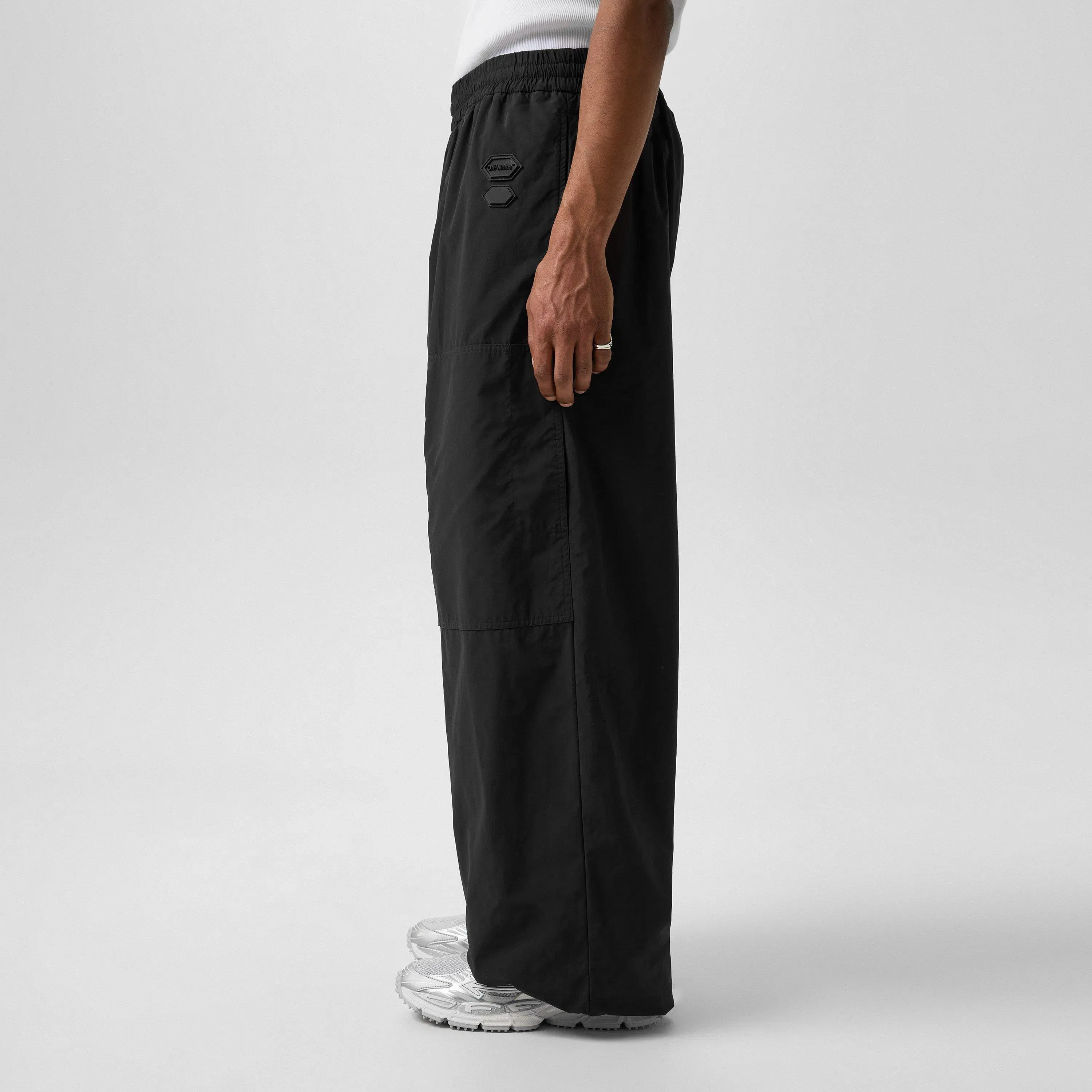Relaxed Fit Wide Leg Trousers