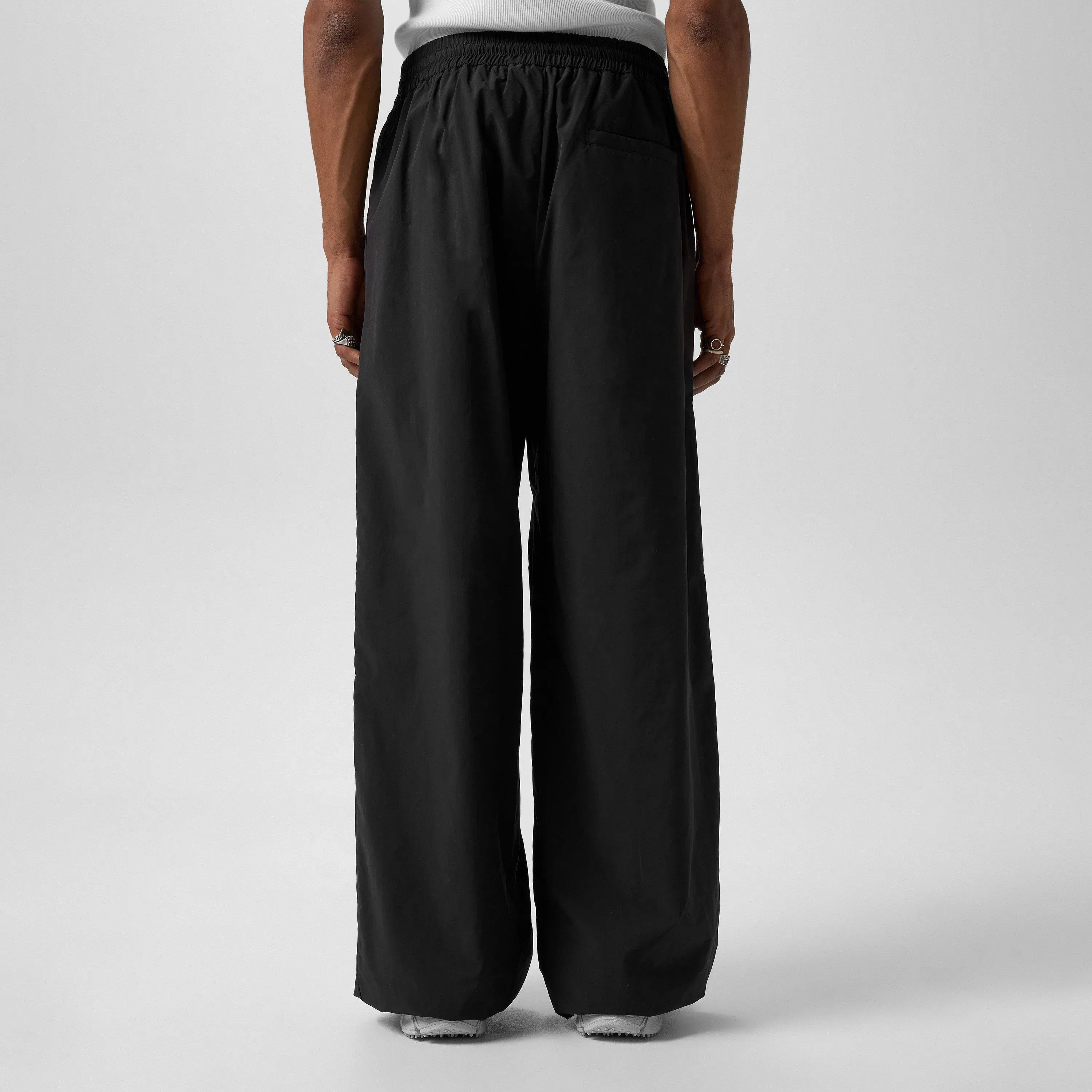 Relaxed Fit Wide Leg Trousers