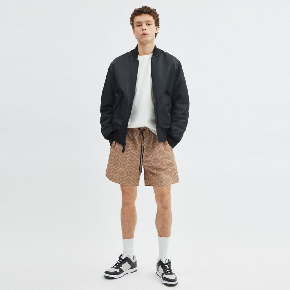Signature Swim Trunks In Recycled Polyester