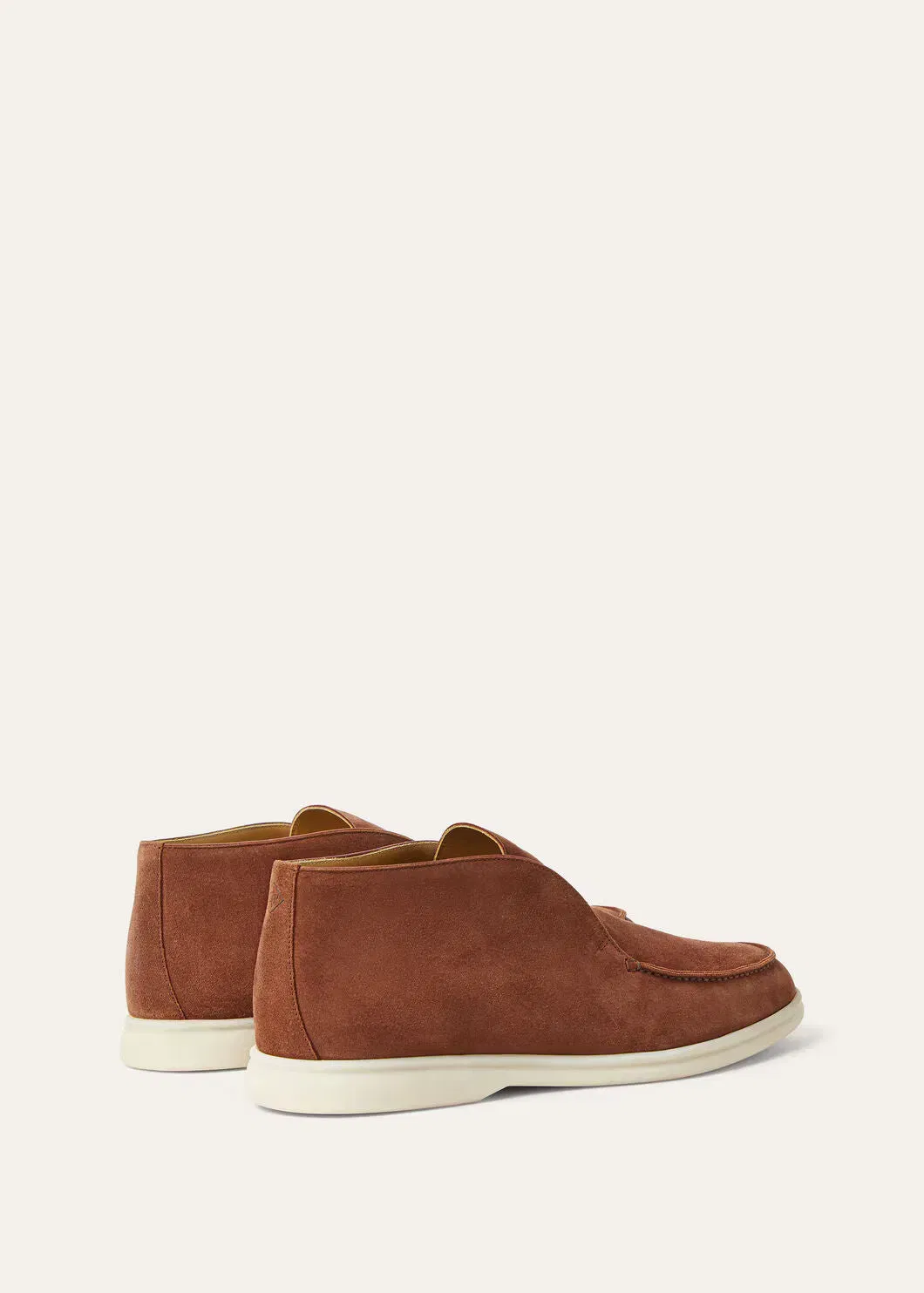 LoroPiana Open Walk Ankle Boot Brown Whiskey