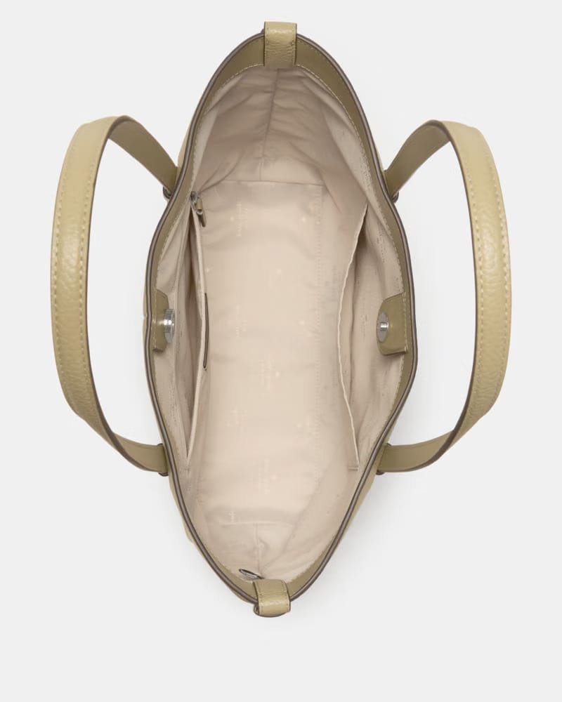 KateSpade Juliette Leather Medium Tote Elm