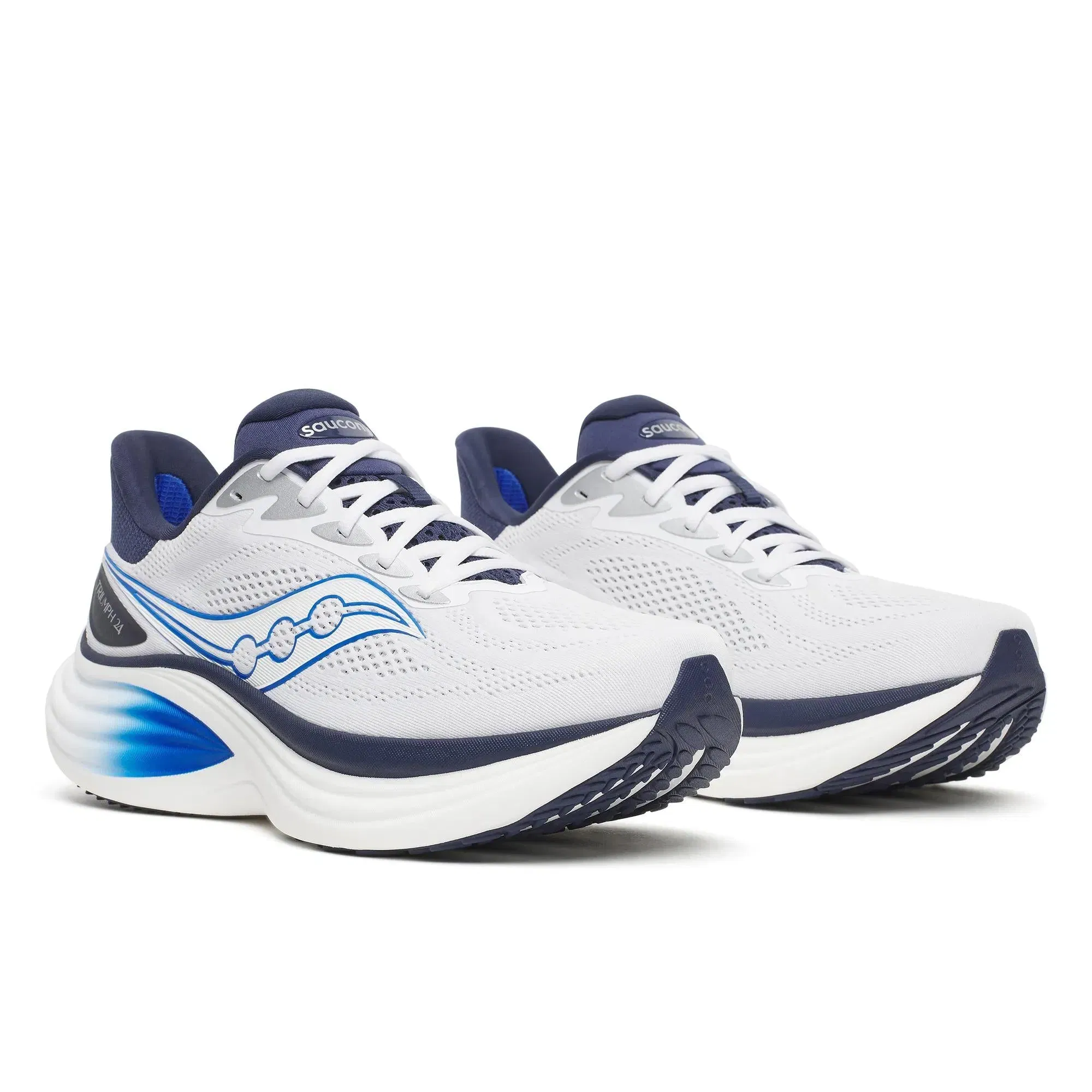 Saucony Men's Triumph 24 White | Naval