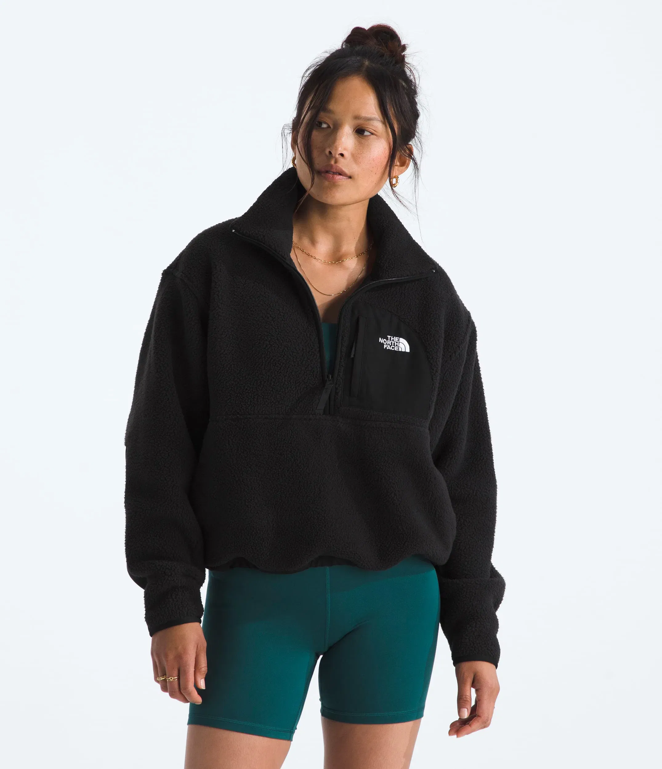 The North Face Women’s Yumiori Off Peak ½-Zip Jacket TNF Black