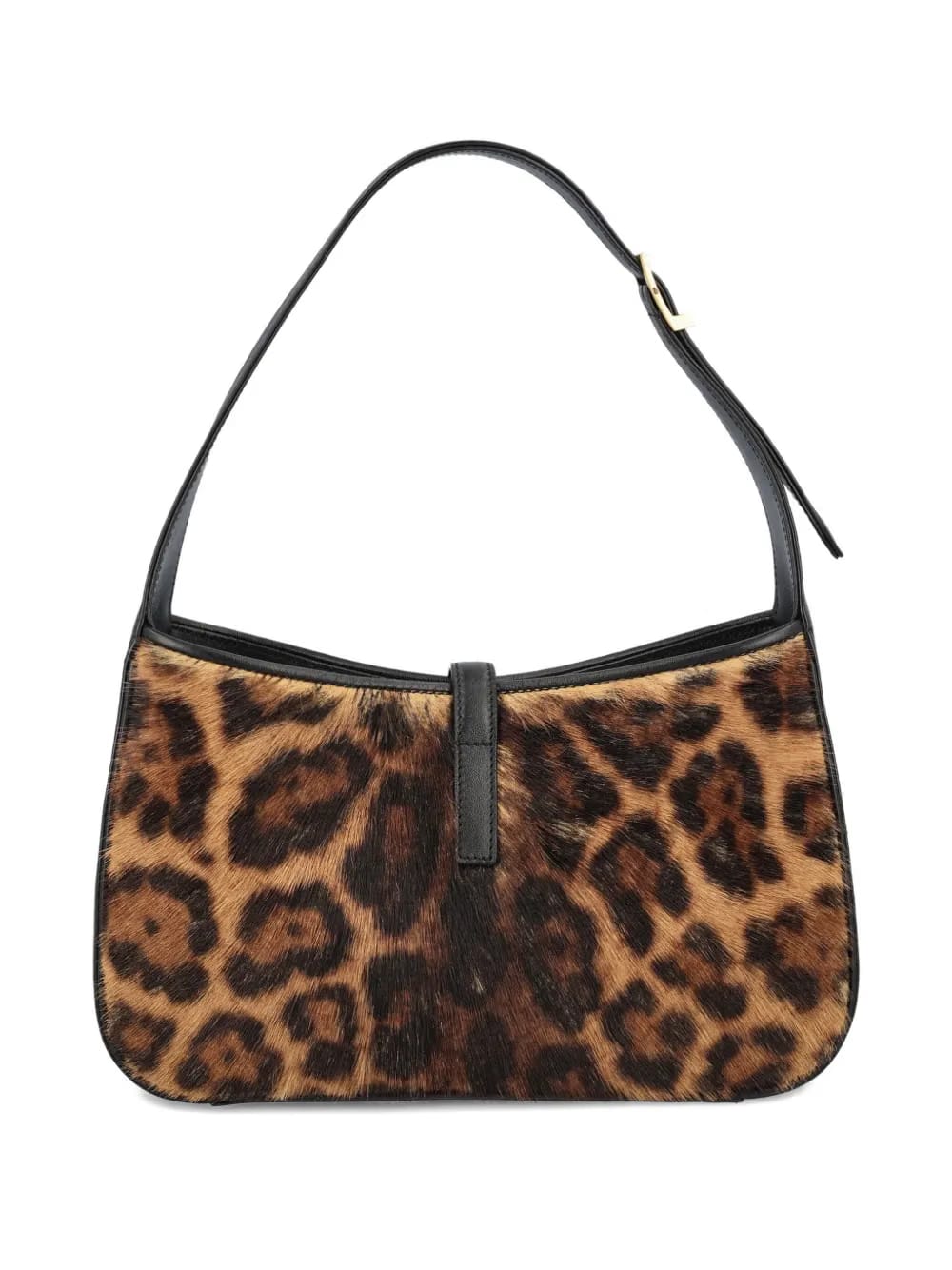 Le 5 à 7 leopard-print clasp shoulder bag