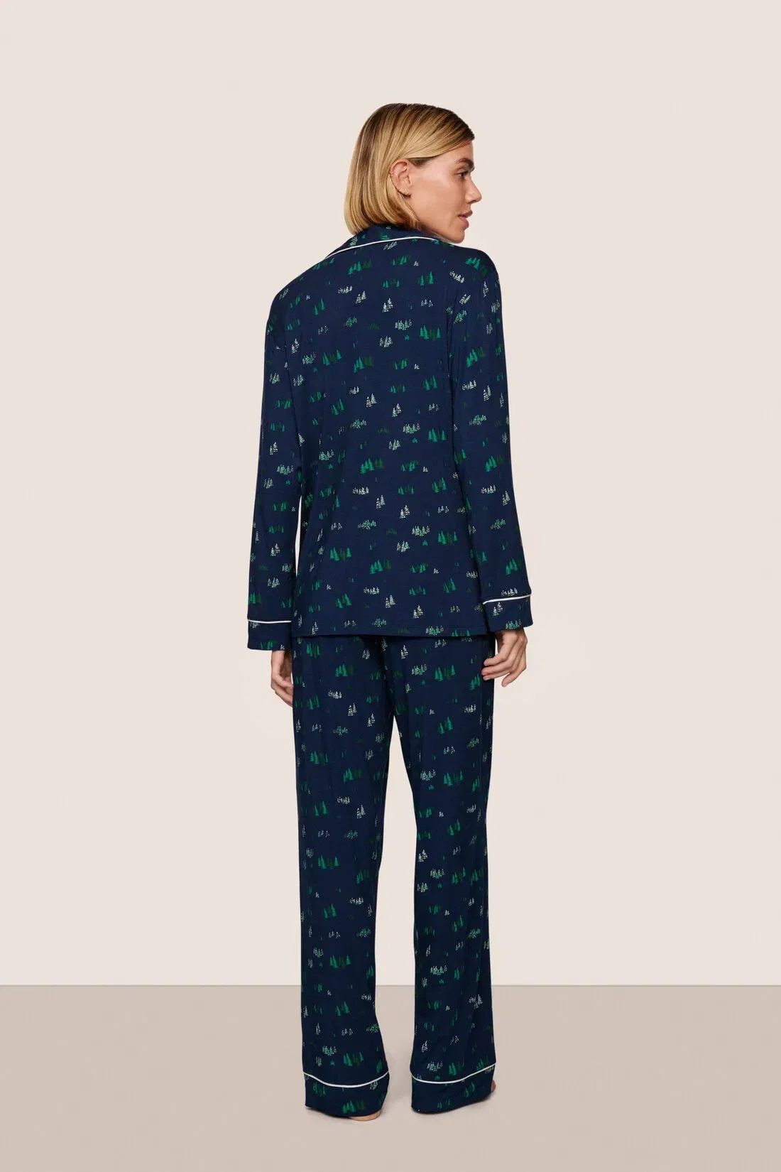 Gisele Printed TENCEL™ Modal Long PJ Set