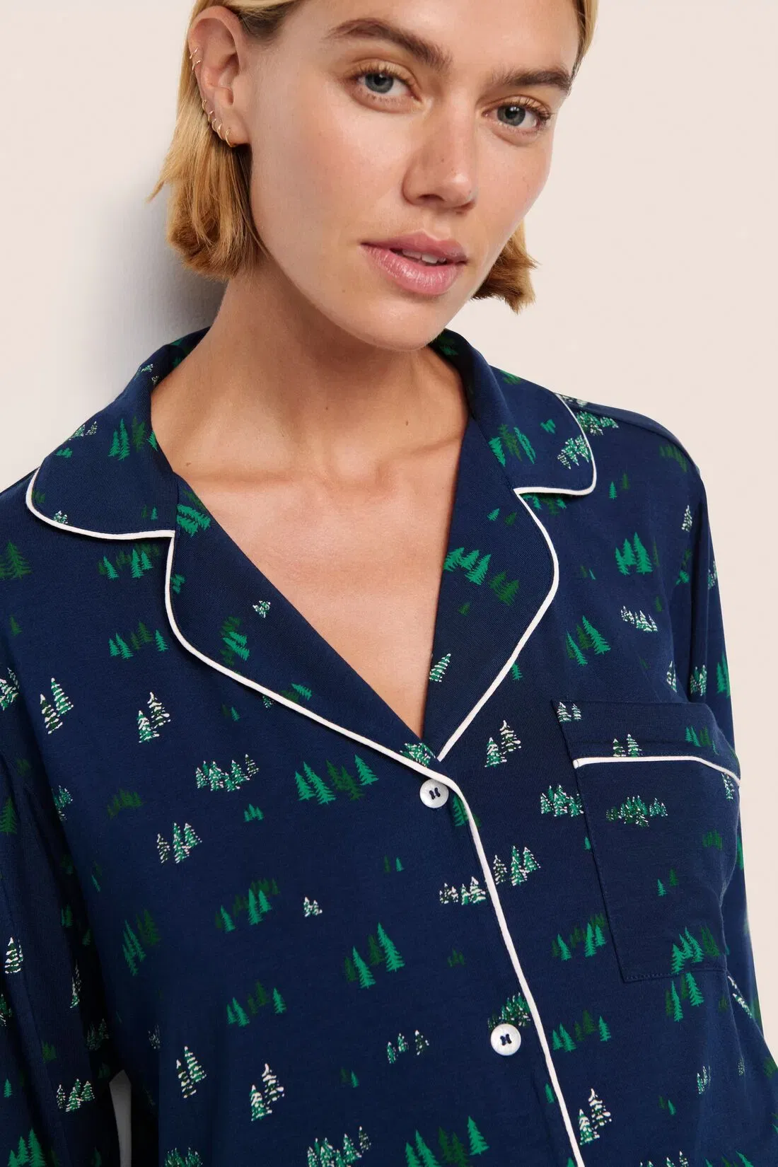 Gisele Printed TENCEL™ Modal Long PJ Set