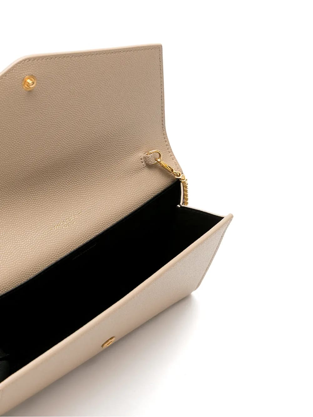 Uptown envelope leather clutch bag